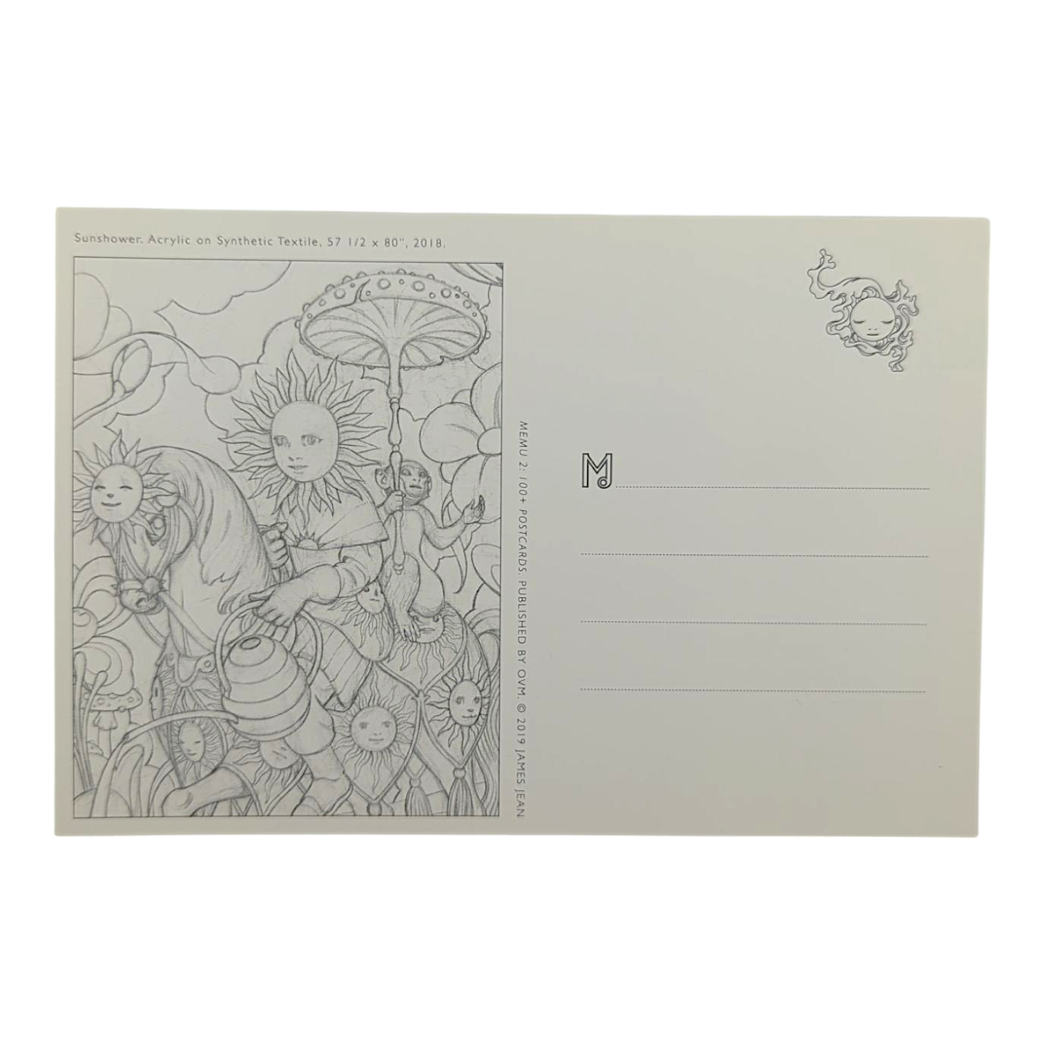 James Jean "Sunshower" Postcard