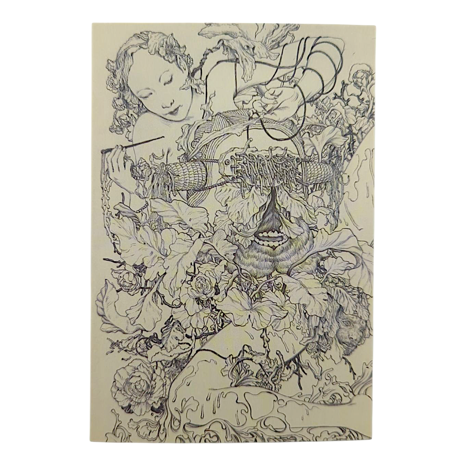 James Jean "Tanuki" Postcard