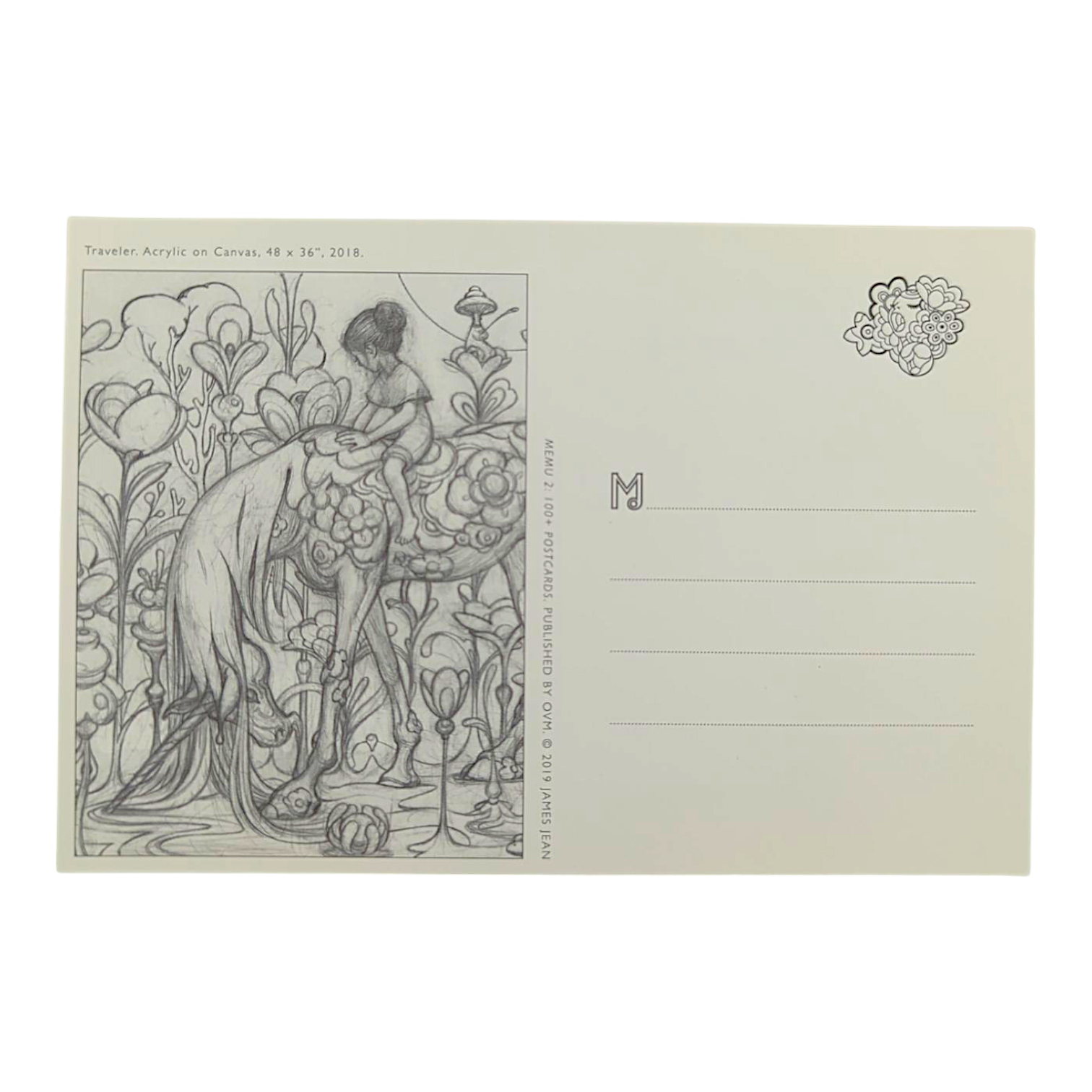 James Jean "Traveler" Postcard