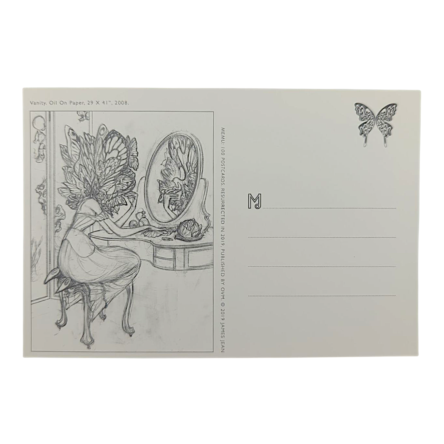 James Jean "Vanity" Postcard