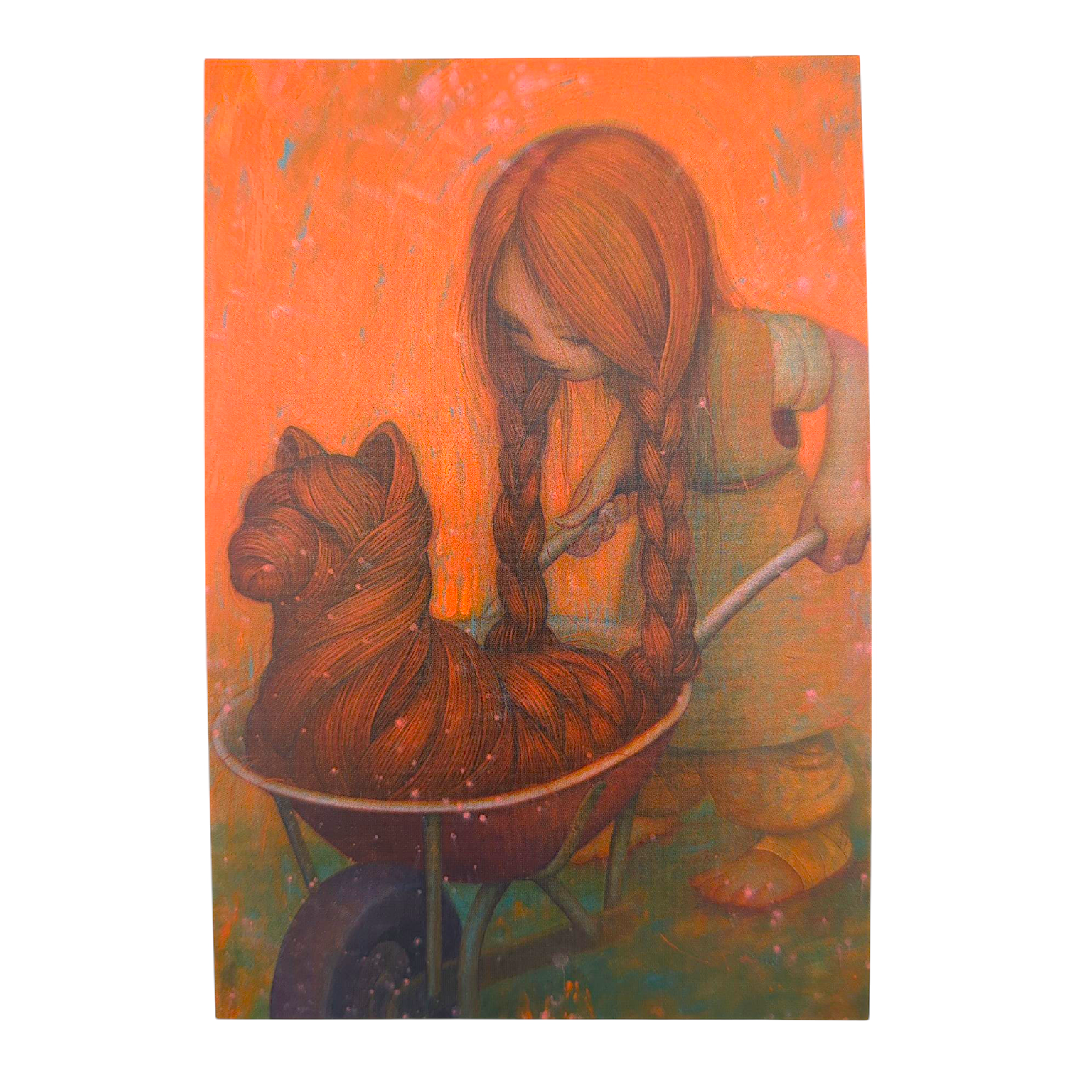 James Jean "Wheelbarrow" Postcard