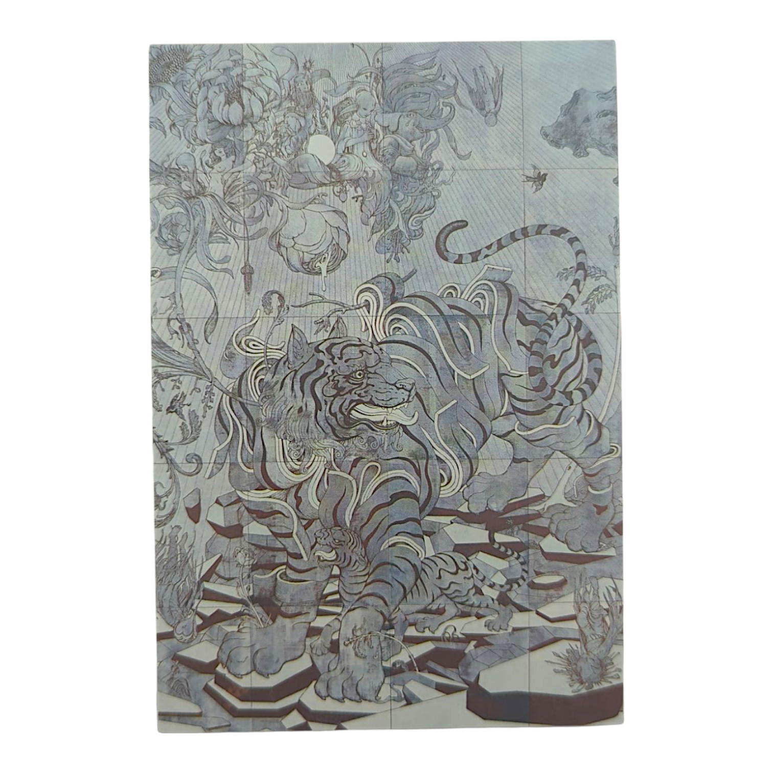 James Jean “White Tiger" Postcard - Arte House