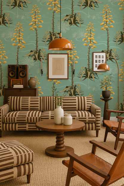 Agave Valley Wallpaper, mint