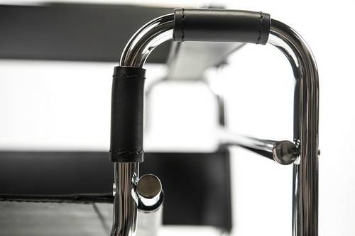 Marcel Breuer Wassily Chair - Black Leather - Arte House