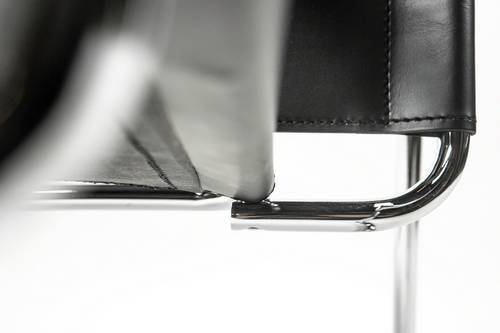 Marcel Breuer Wassily Chair - Black Leather - Arte House