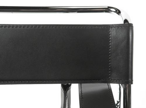Marcel Breuer Wassily Chair - Black Leather - Arte House