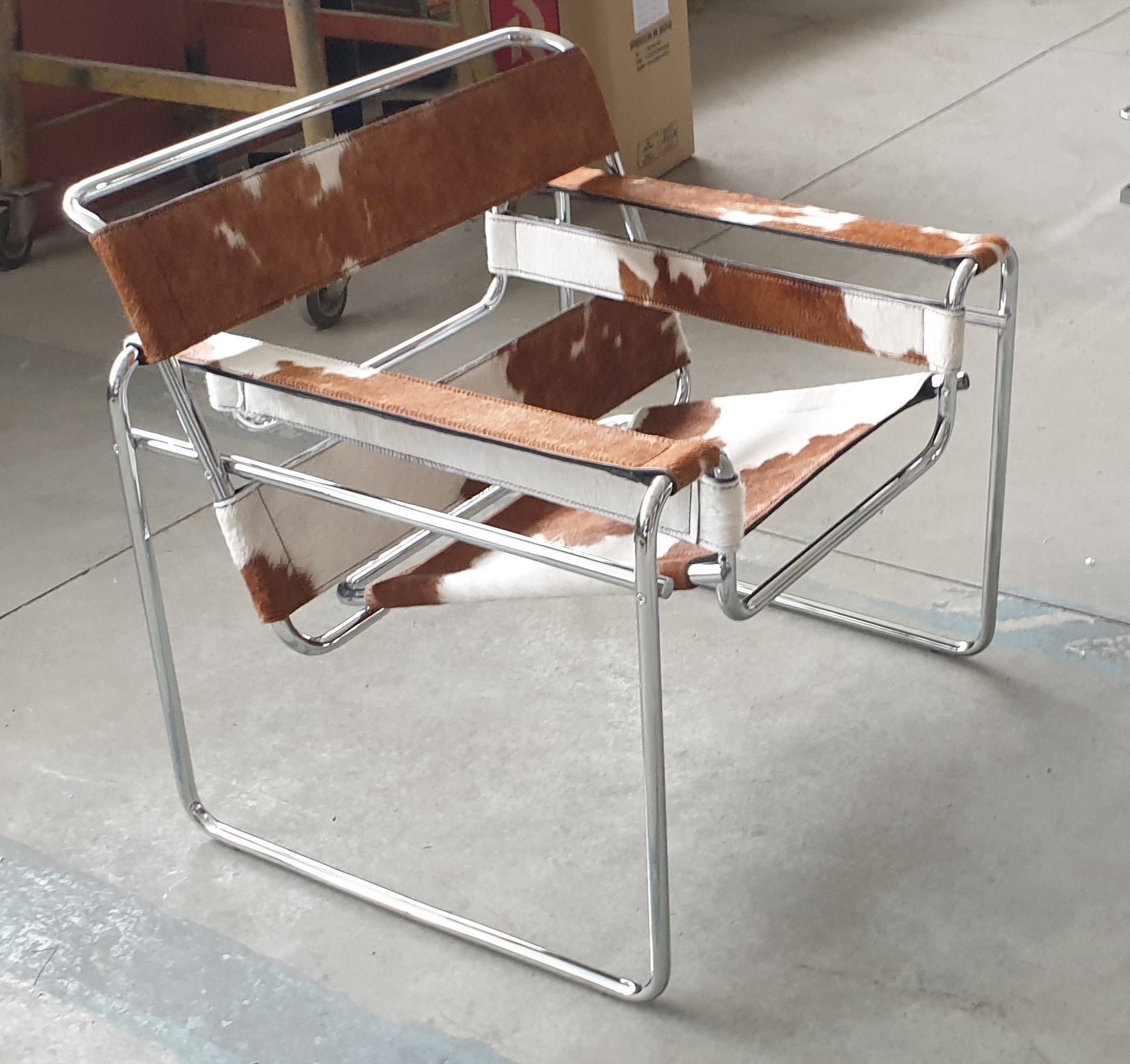 Marcel Breuer Wassily Chair - Black Leather - Arte House