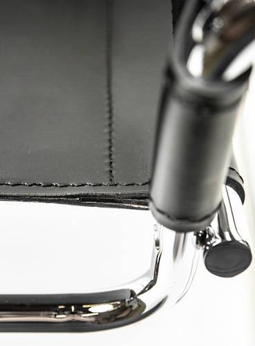 Marcel Breuer Wassily Chair - Black Leather - Arte House