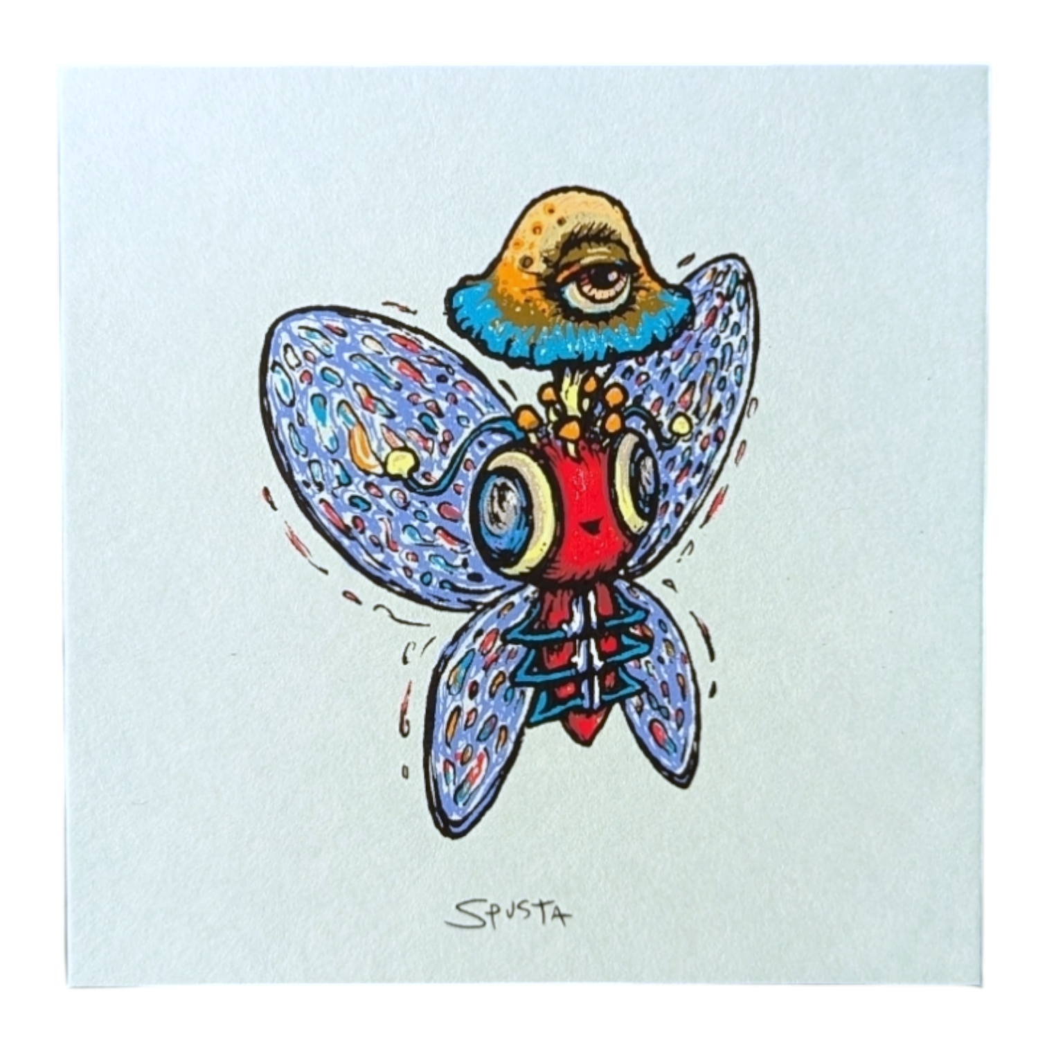 Marq Spusta Blurp (Light Blue) Micro Print - Arte House