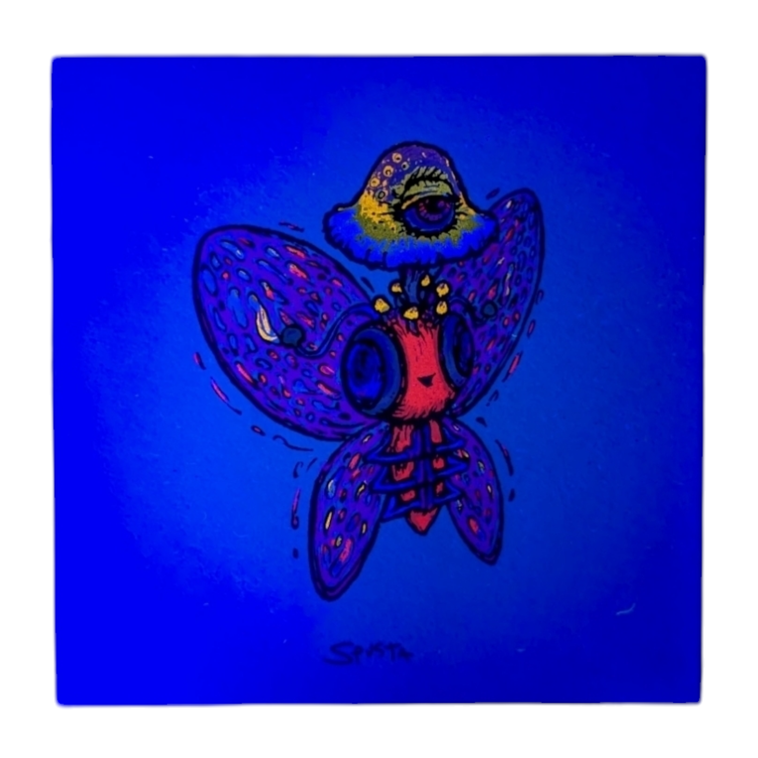 Marq Spusta Blurp (Light Blue) Micro Print - Arte House