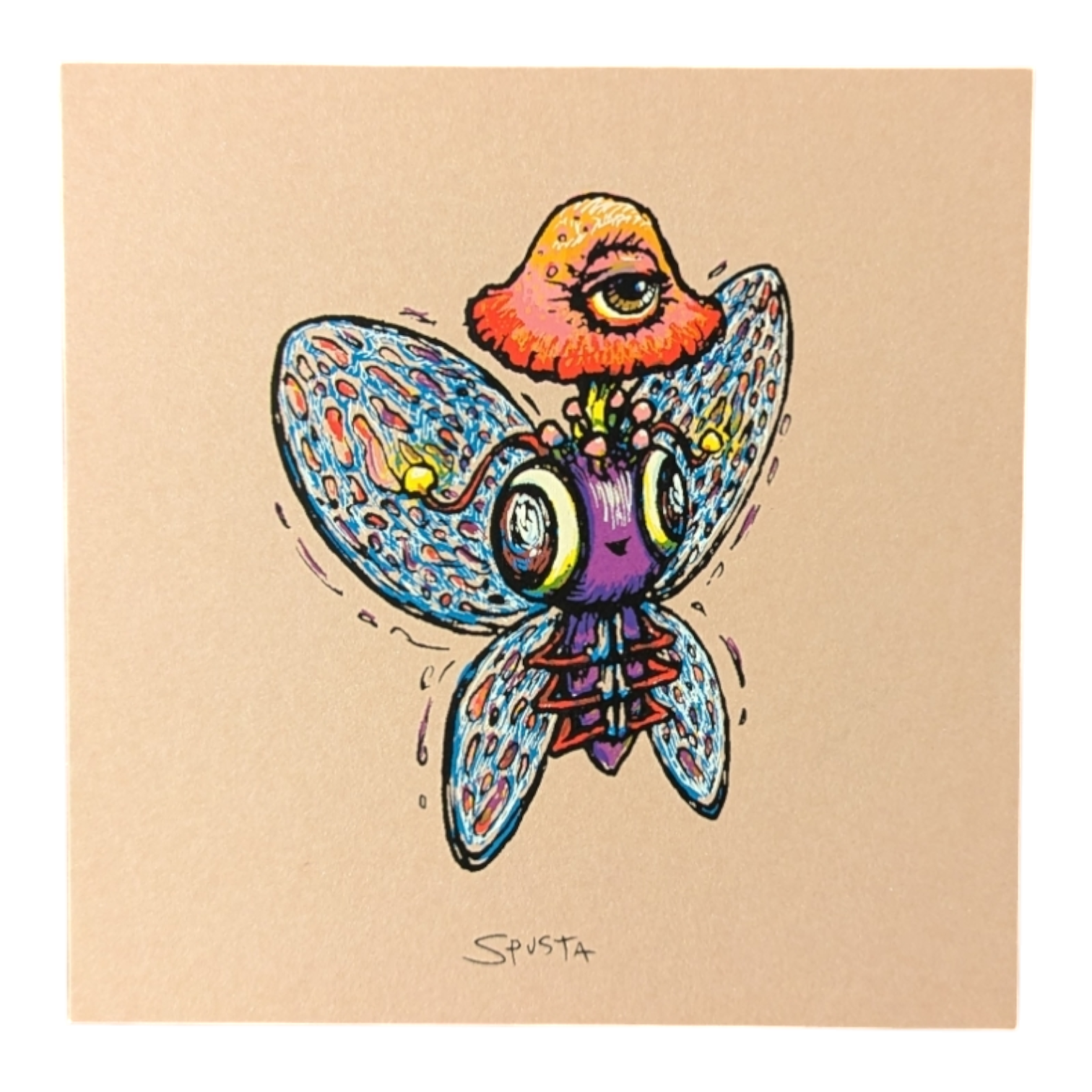 Marq Spusta Blurp (Nude Shimmer) Micro Print - Arte House