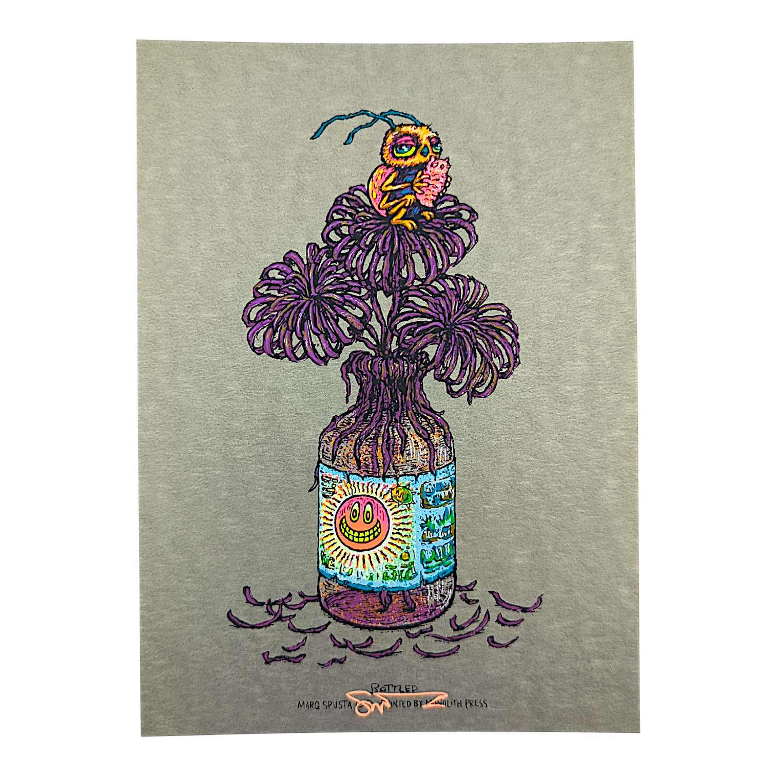 Marq Spusta "Bottled" (Antique Smoke) Mini Print - Arte House