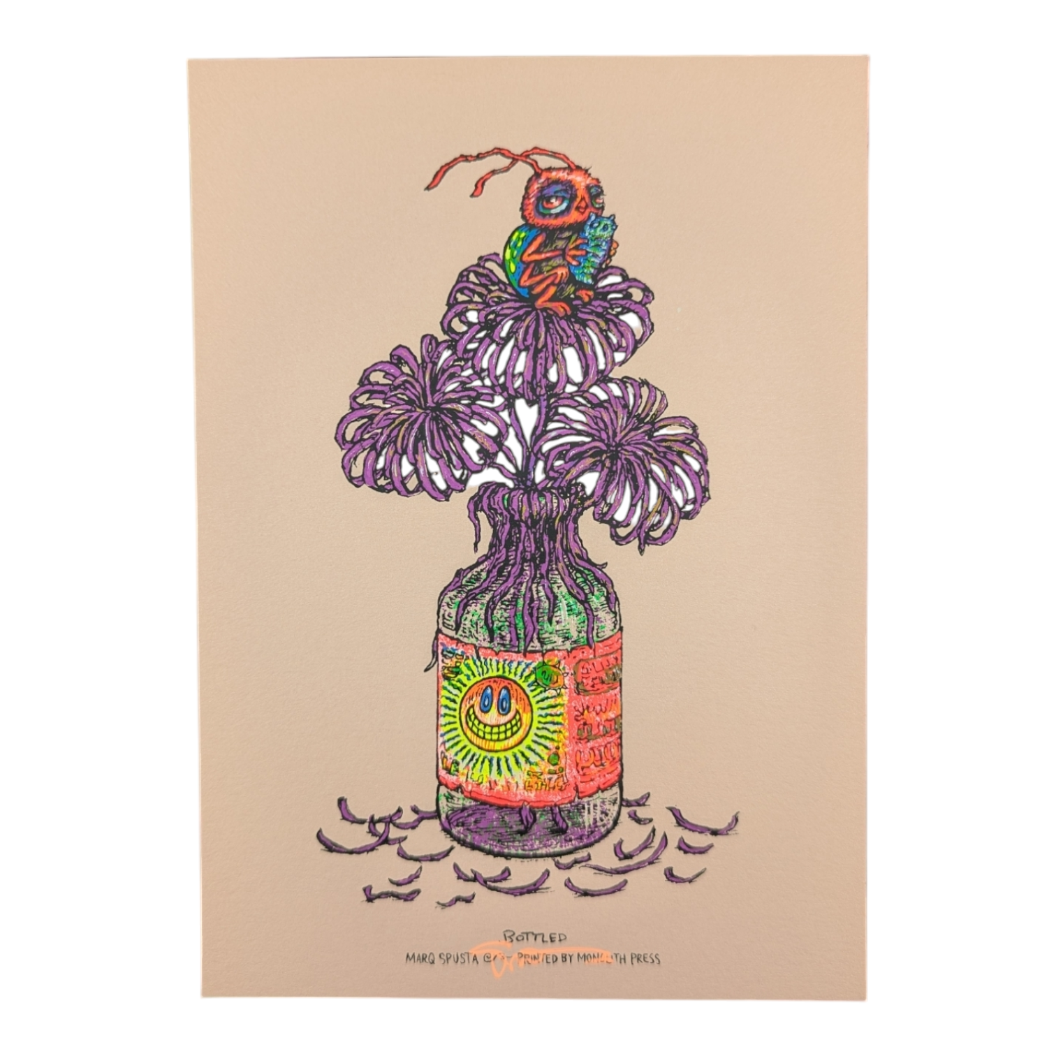 Marq Spusta "Bottled" (Nude Shimmer) Mini Print - Arte House