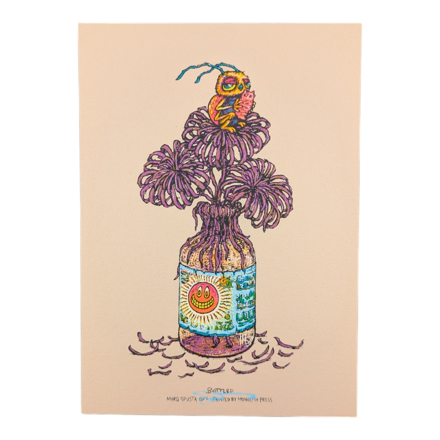 Marq Spusta "Bottled" (Nude Shimmer) Mini Print - Arte House