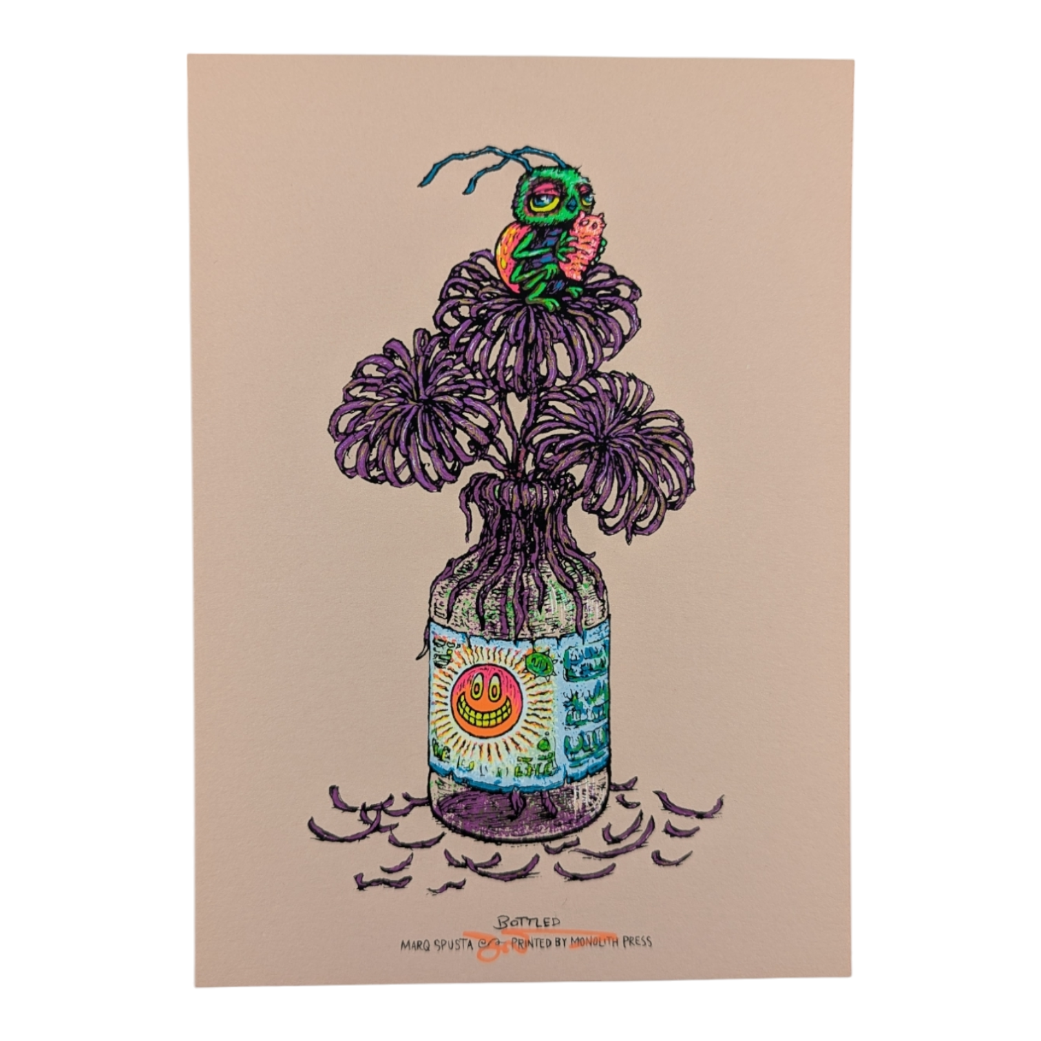 Marq Spusta "Bottled" (Nude Shimmer) Mini Print - Arte House