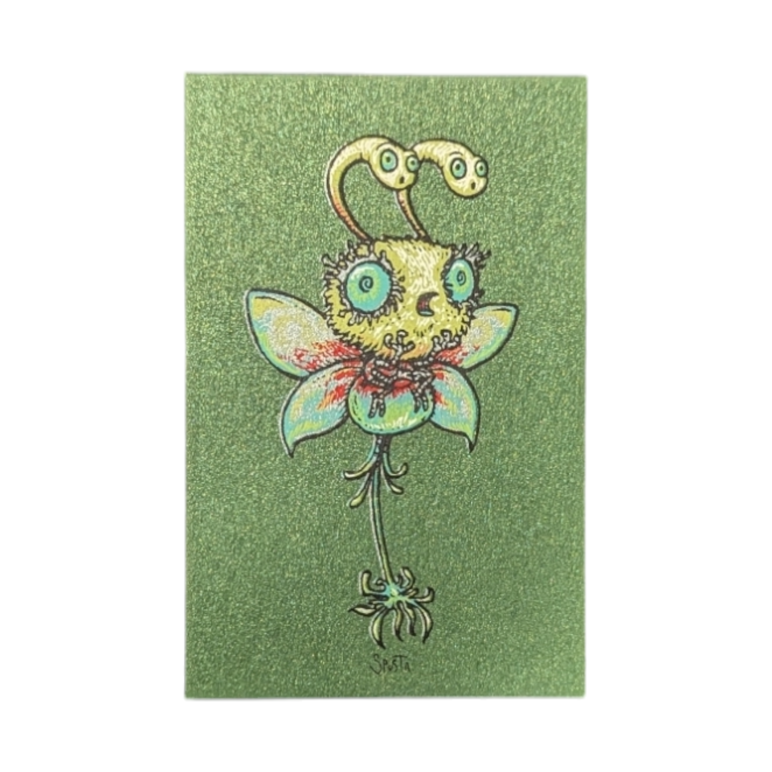 Marq Spusta Bumble Bee (Green Shimmer) Micro Print - Arte House