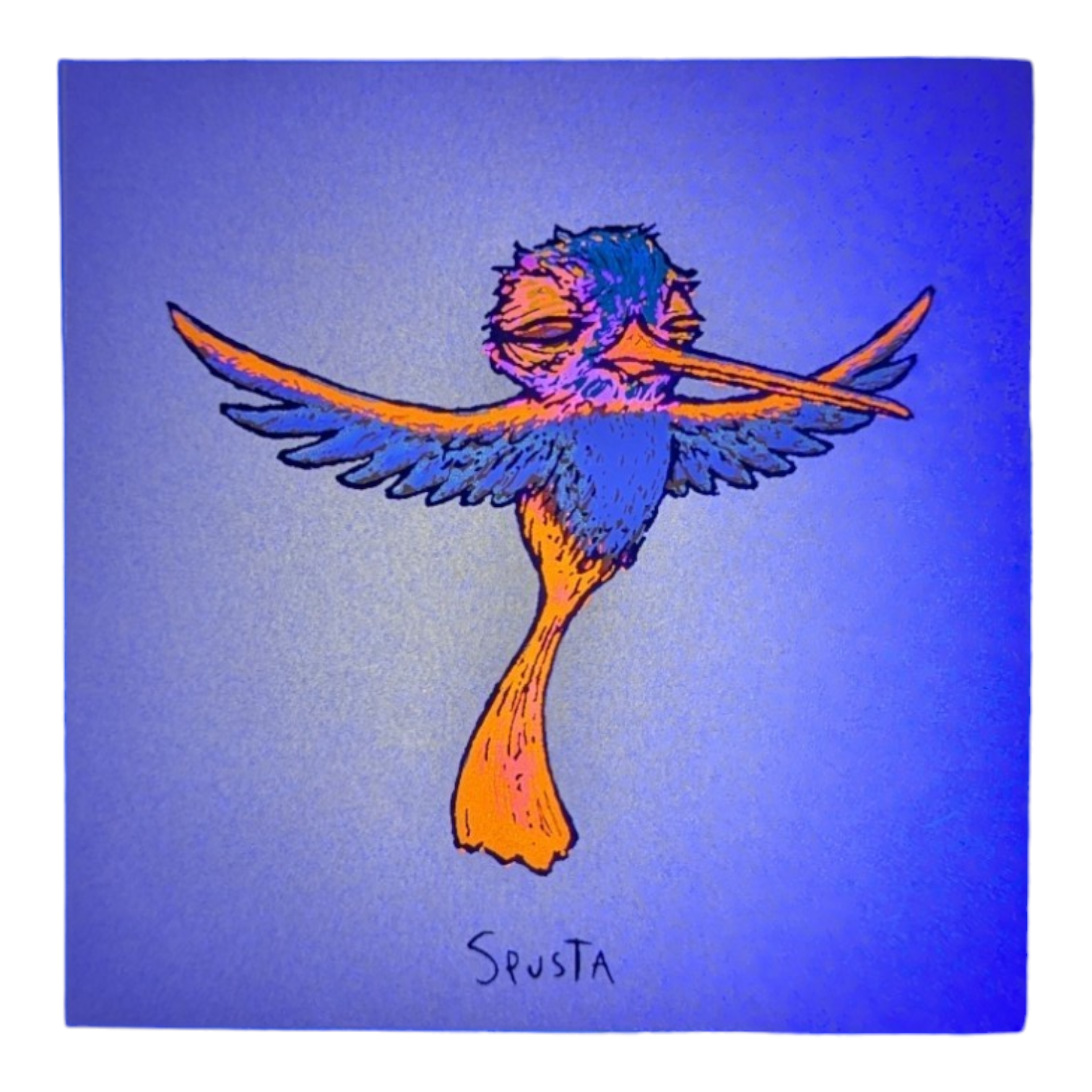 Marq Spusta Hummingbird (Rose Shimmer) Micro Print