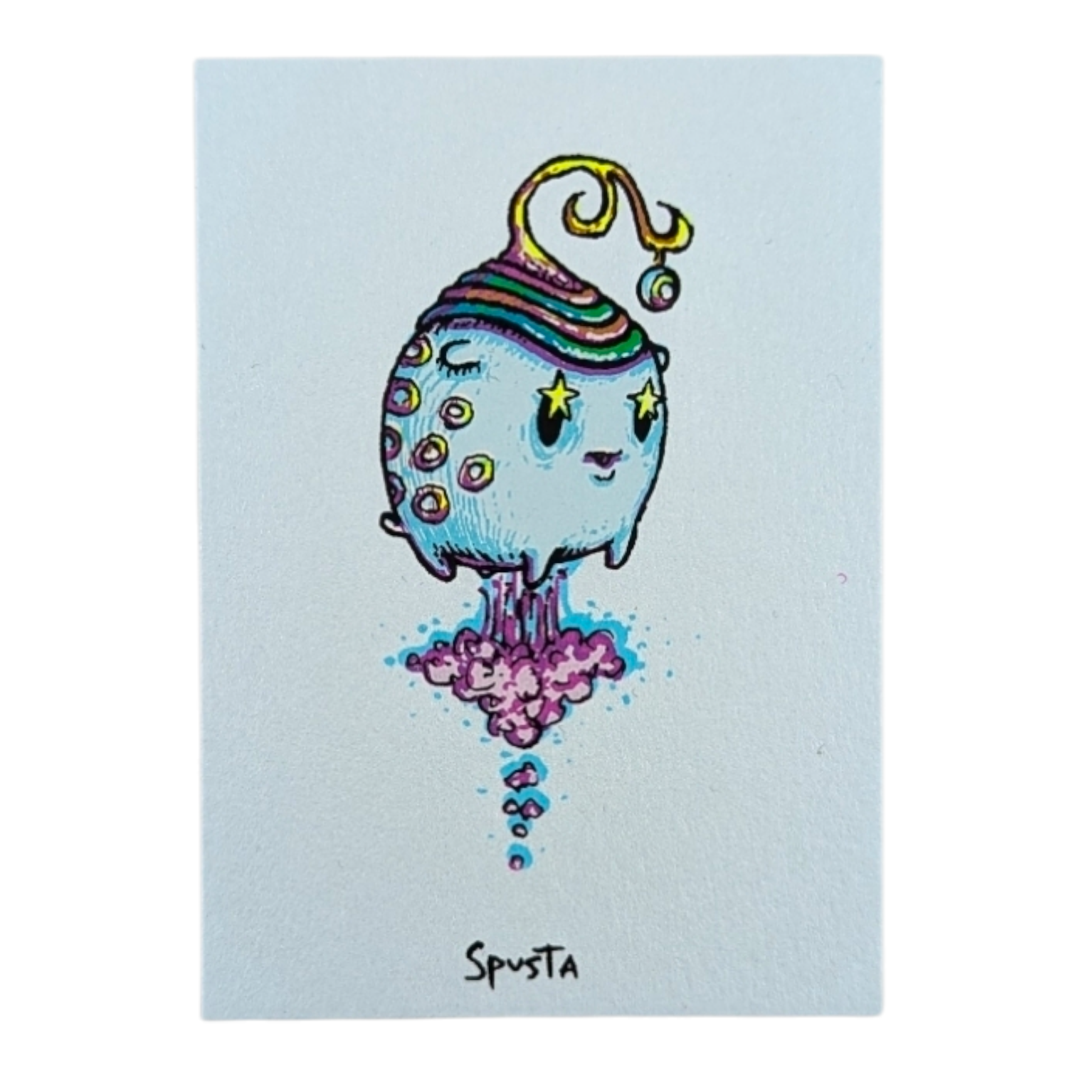 Marq Spusta Kirby (Powder Blue) Micro Print - Arte House