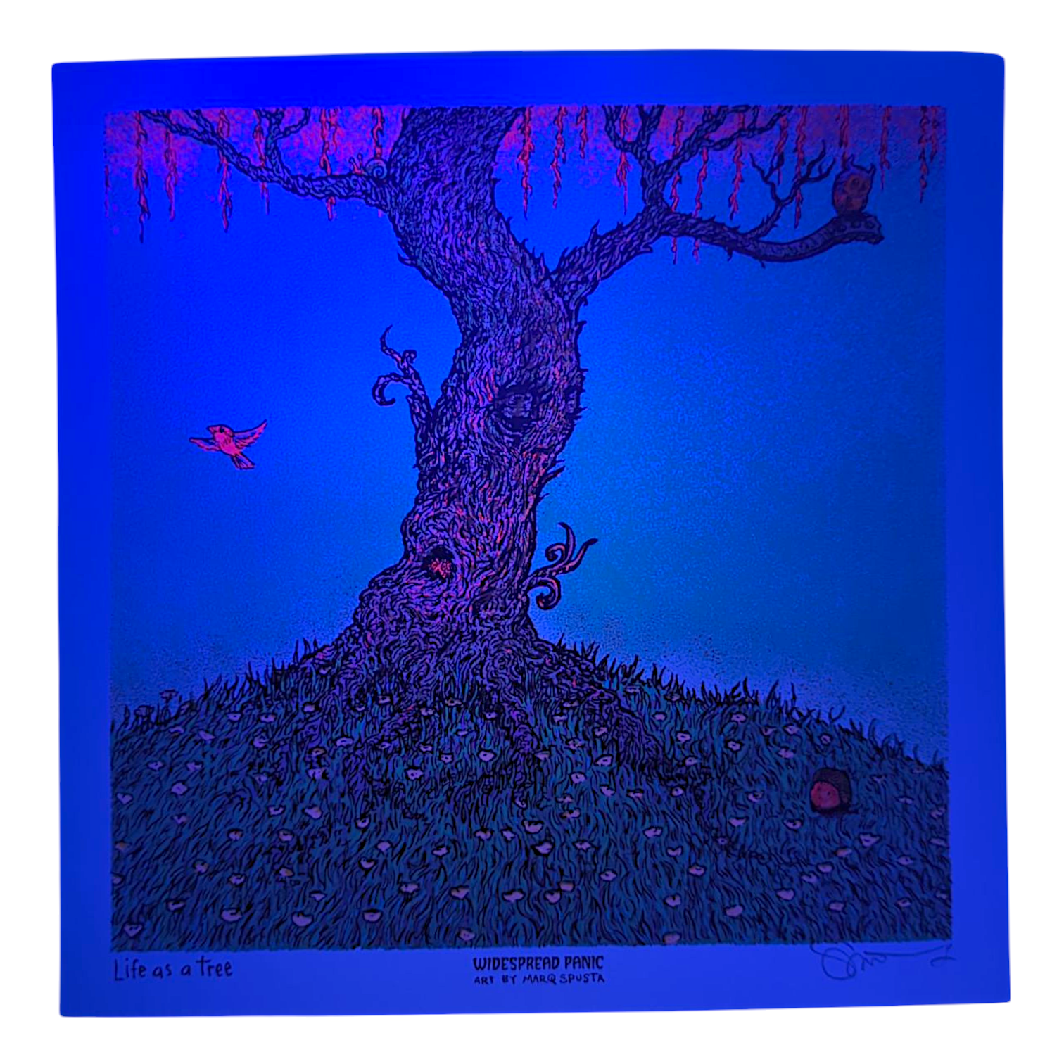 Marq Spusta "Life as a Tree" (Blue) Mini Print - Arte House