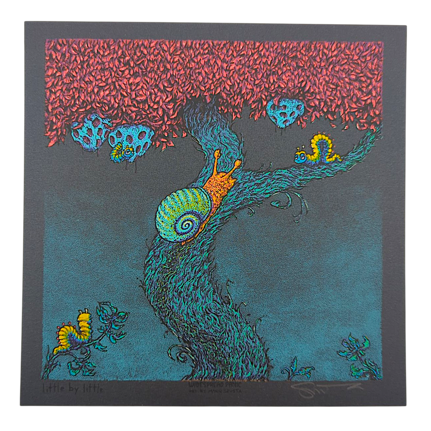 Marq Spusta "Little by Little" (Black) Mini Print - Arte House
