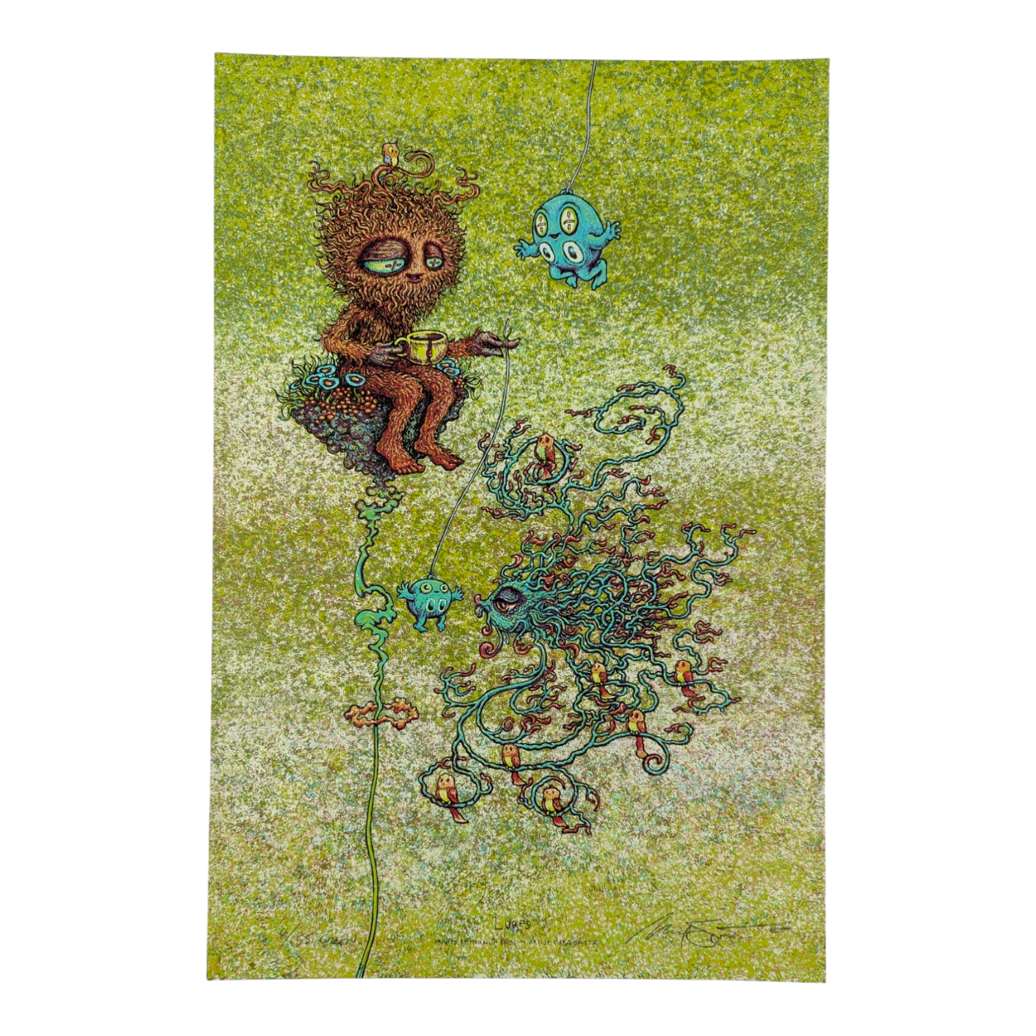 Marq Spusta "Lures (Green)" Print