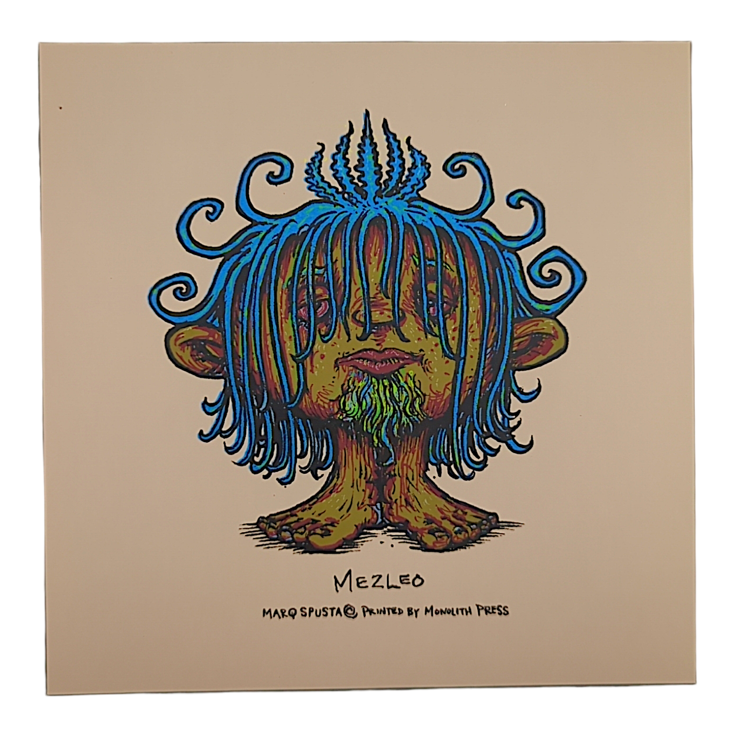 Marq Spusta "Mezleo" (Tan Sandpaper) Mini Print - Arte House