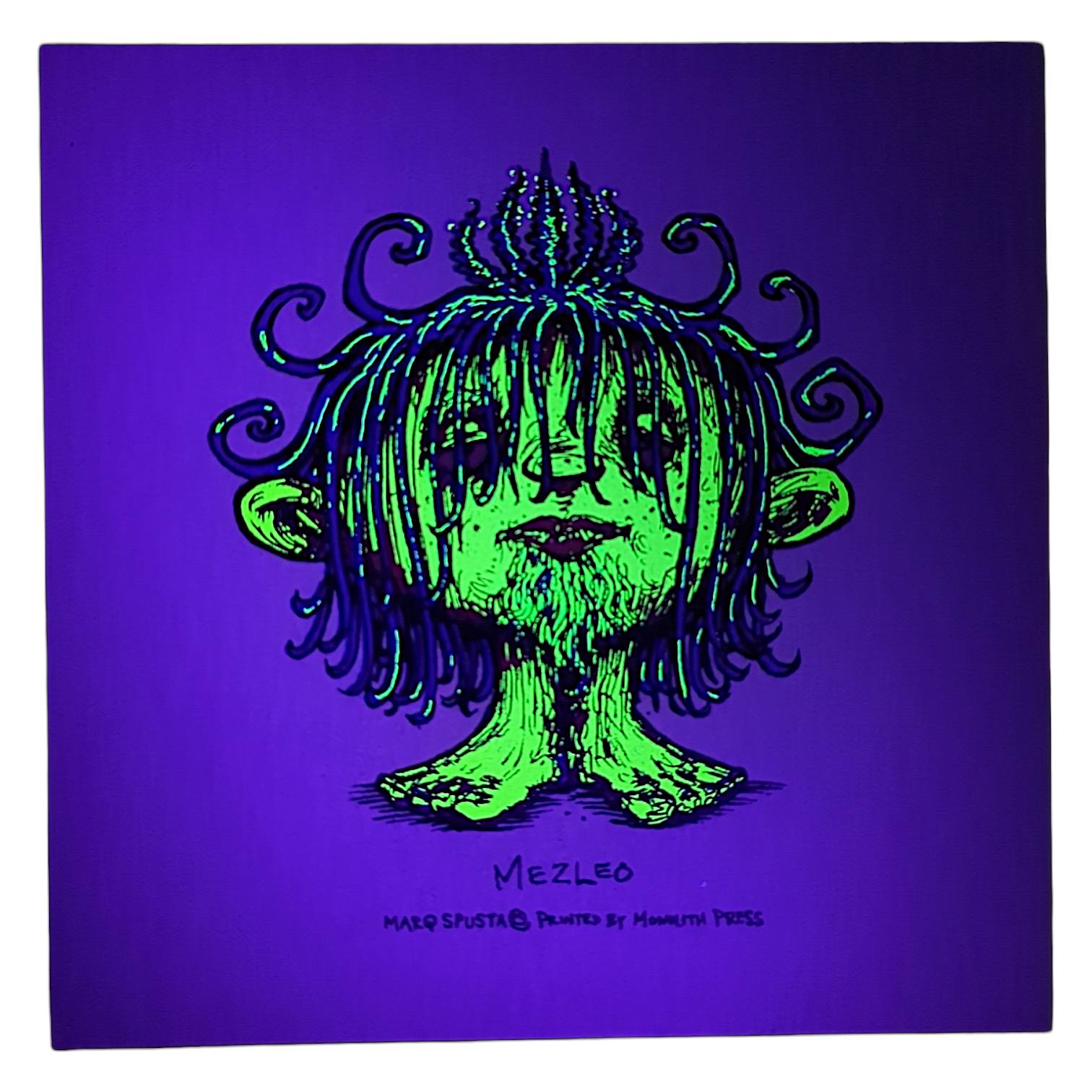 Marq Spusta "Mezleo" (Tan Sandpaper) Mini Print - Arte House