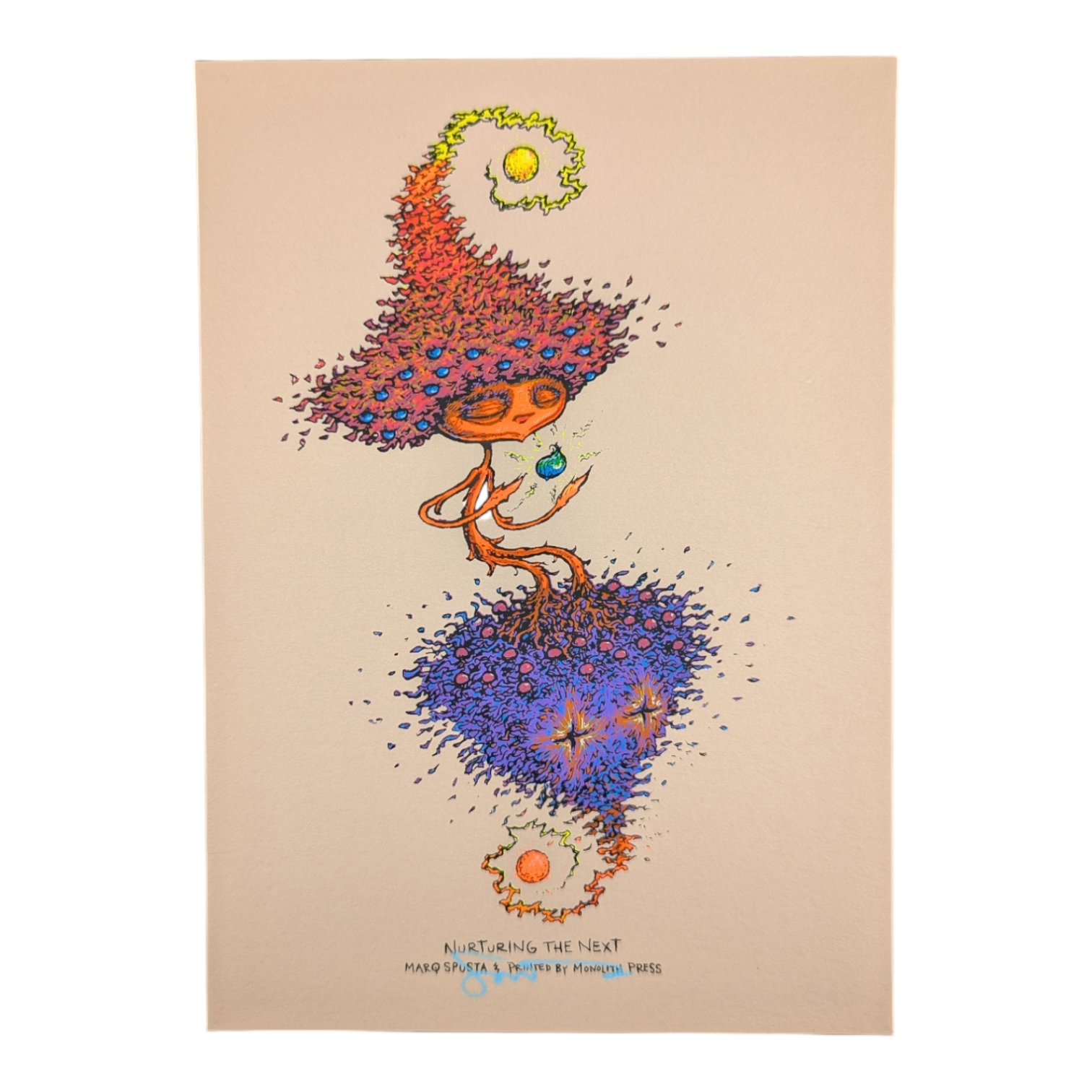 Marq Spusta "Nurturing the Next" (Nude Shimmer) Mini Print - Arte House