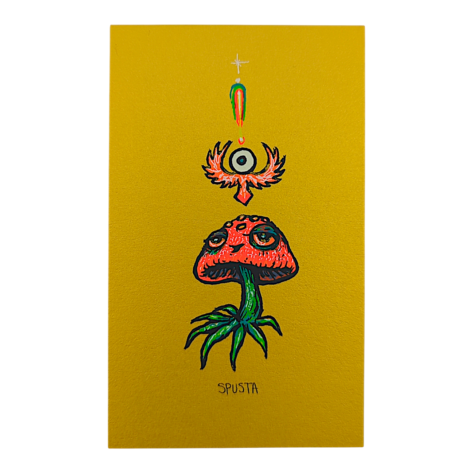 Marq Spusta Potshroom (Gold Shimmer) Micro Print