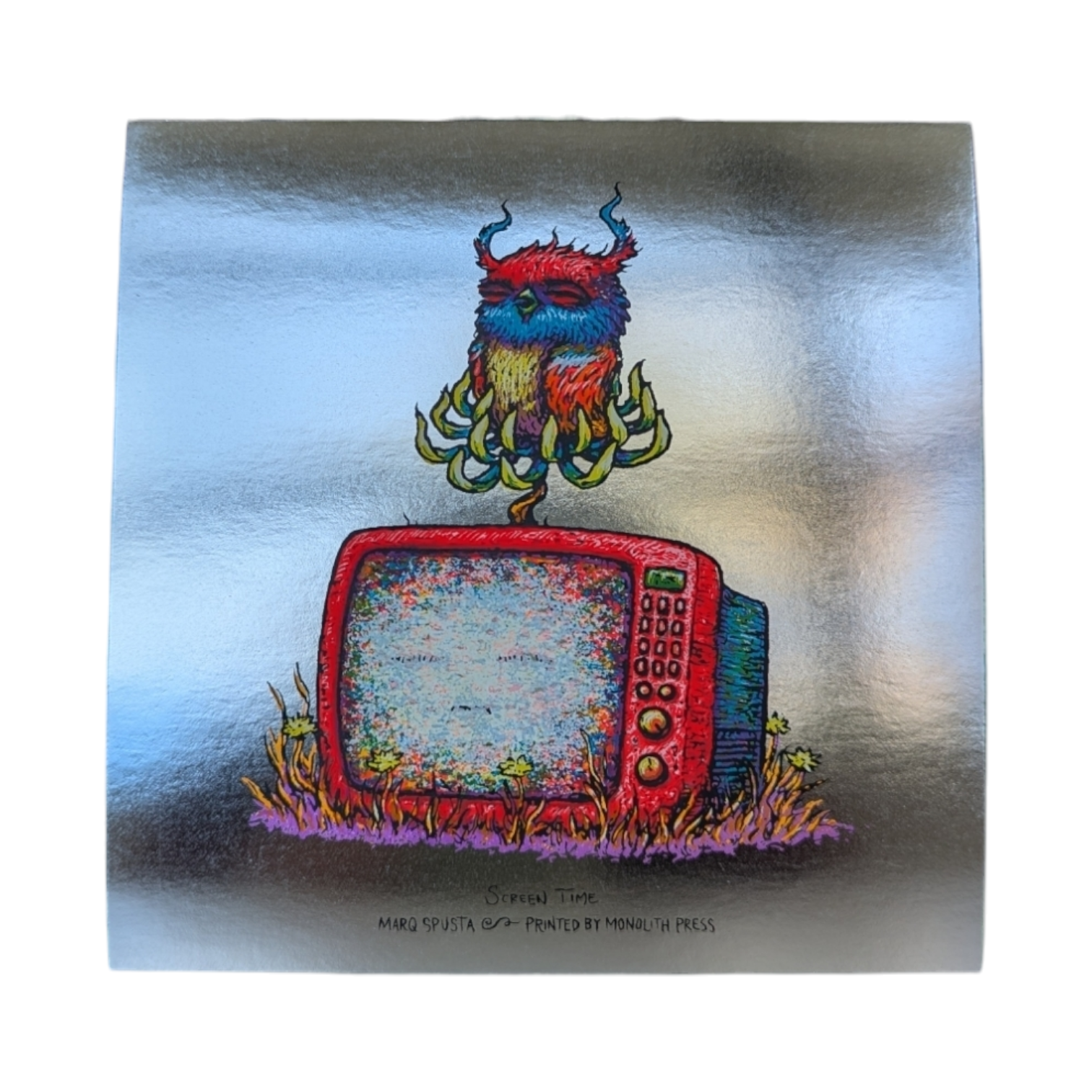 Marq Spusta "Screen Time" (Foil) Mini Print