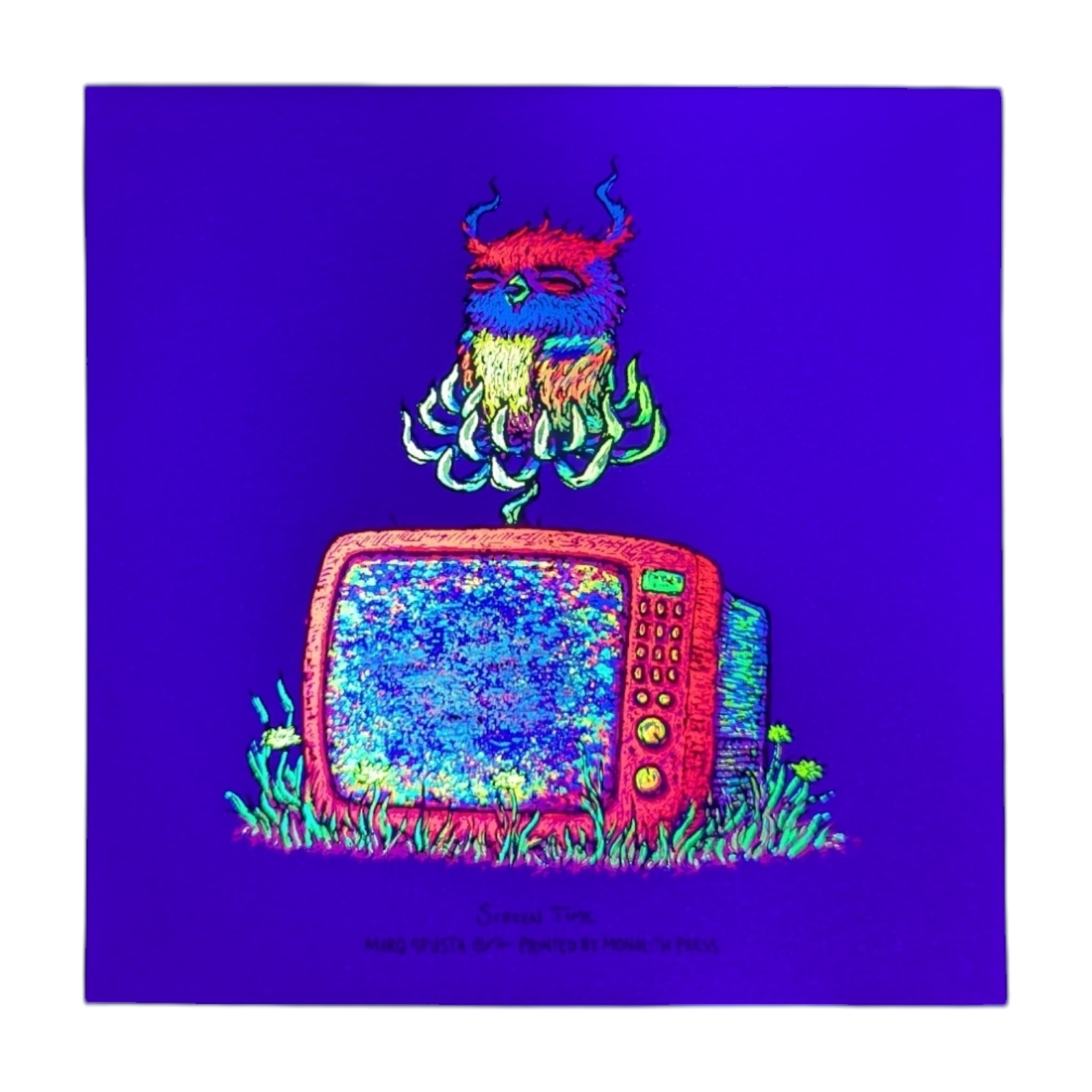 Marq Spusta "Screen Time" (Nude Shimmer) Mini Print - Arte House