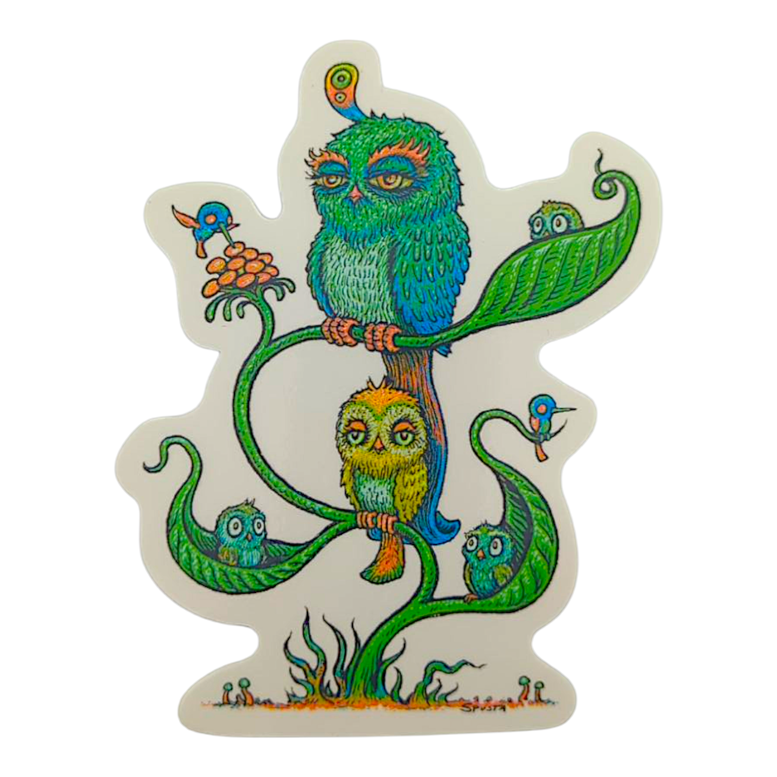 Marq Spusta Seven Birds Sticker - Arte House