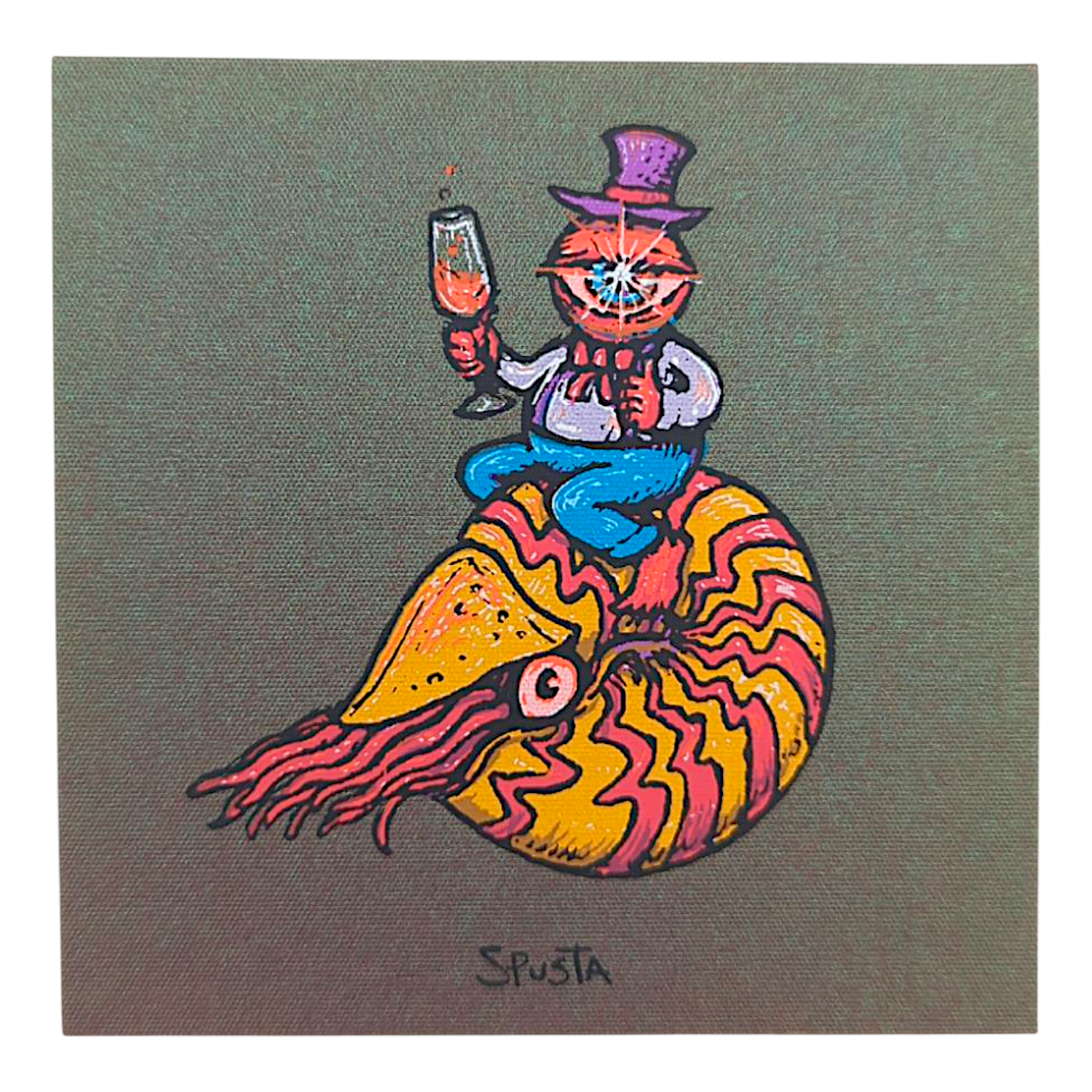 Marq Spusta Shrimp Rider (Grape Goo) Micro Print - Arte House
