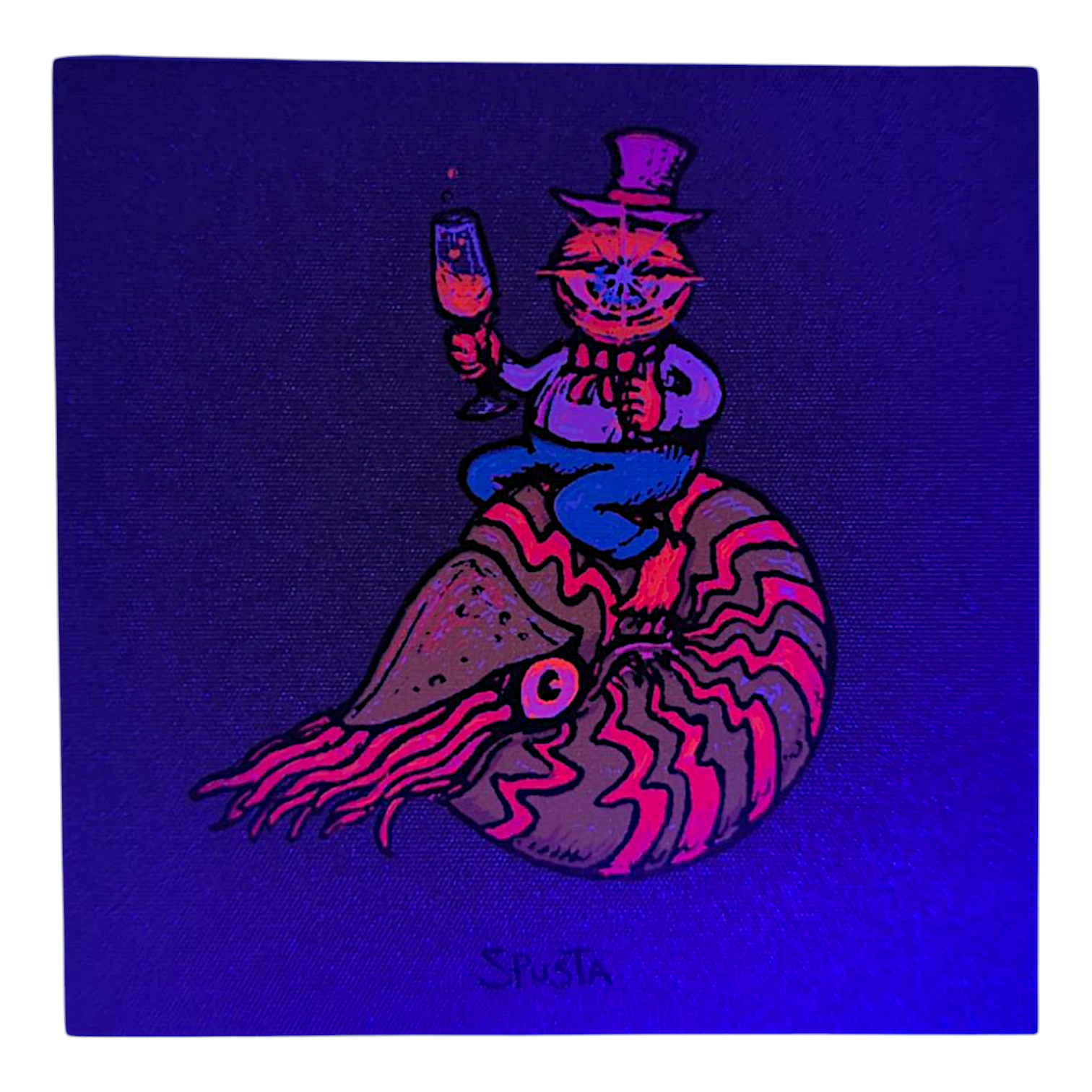 Marq Spusta Shrimp Rider (Grape Goo) Micro Print - Arte House