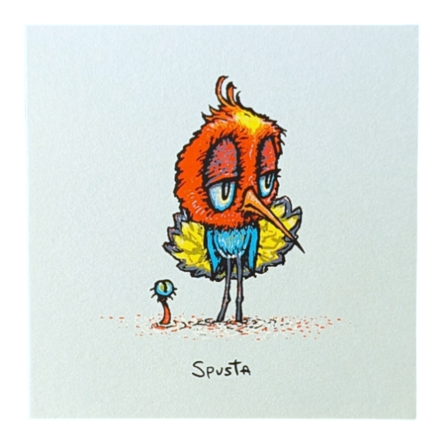Marq Spusta Skeeter Bird (Light Blue Shimmer) Micro Print