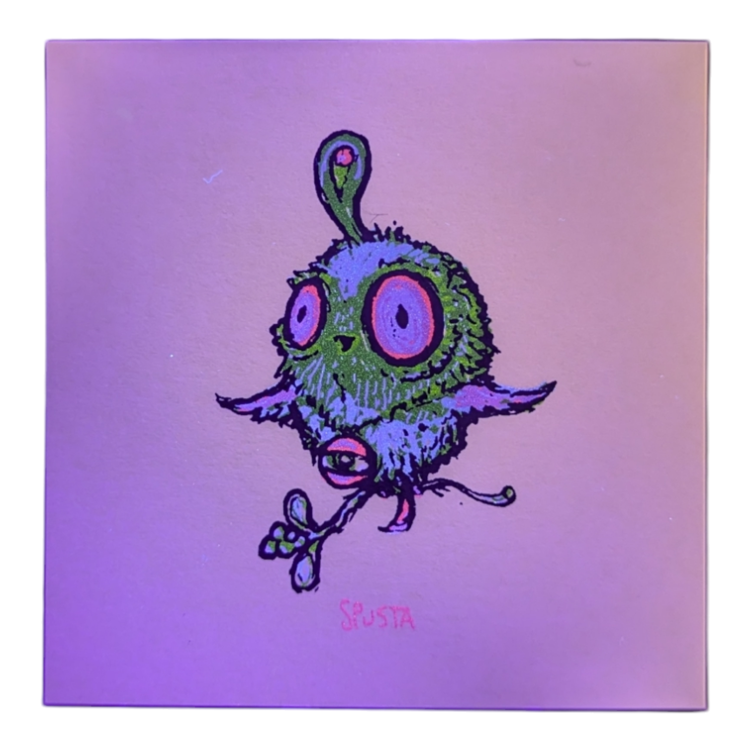 Marq Spusta Smeezy's Bird (Flat Yellow) Micro Print - Arte House
