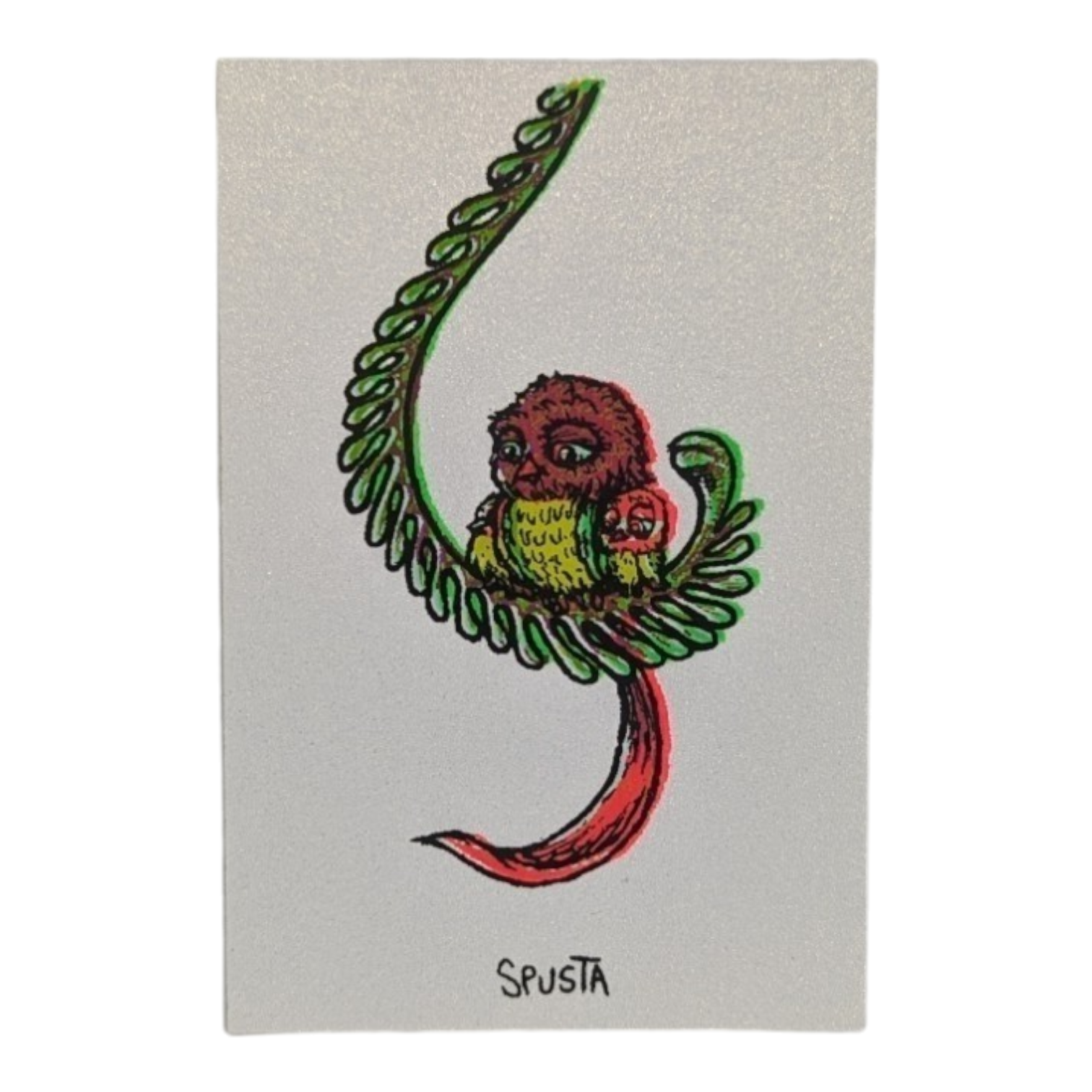 Marq Spusta Some Odd Birds Micro Print - Arte House