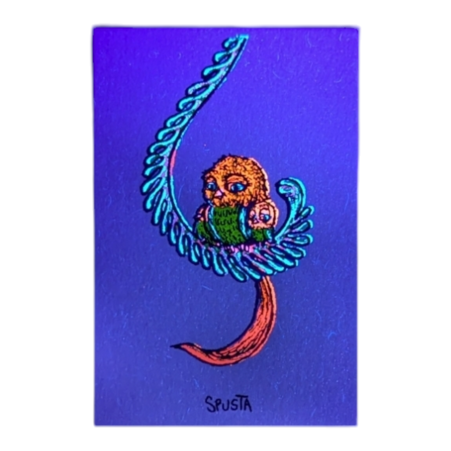 Marq Spusta Some Odd Birds (Nude Shimmer) Micro Print - Arte House