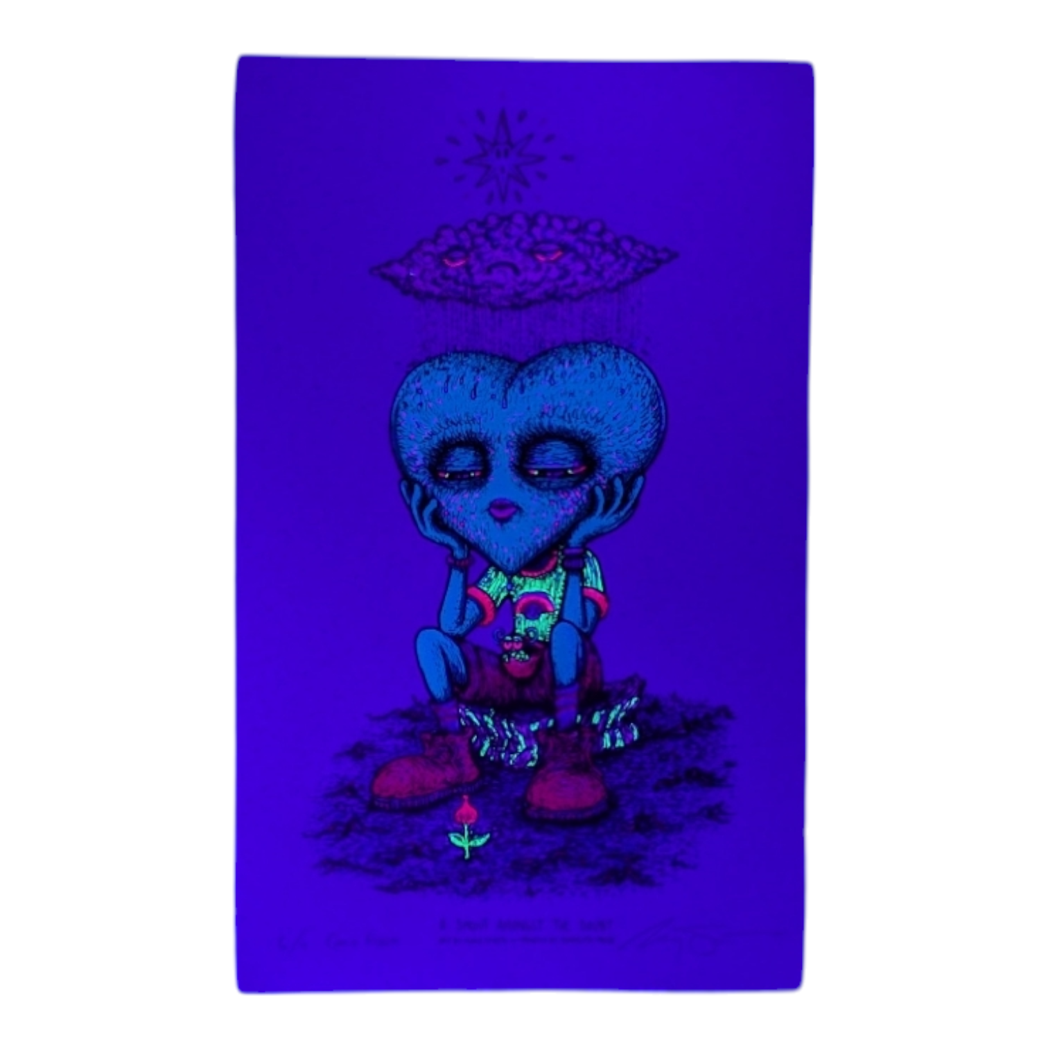 Marq Spusta "A Sprout Amongst the Doubt" (Gold Fleck) Print - Arte House