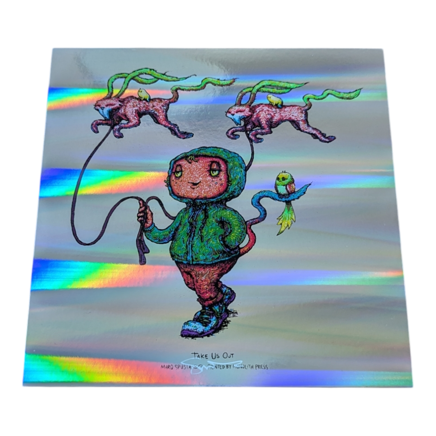 Marq Spusta "Take Us Out (Horizontal Foil)" Mini Print - Arte House