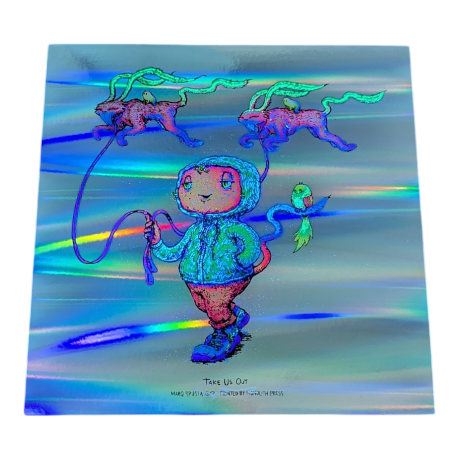 Marq Spusta "Take Us Out (Horizontal Foil)" Mini Print - Arte House