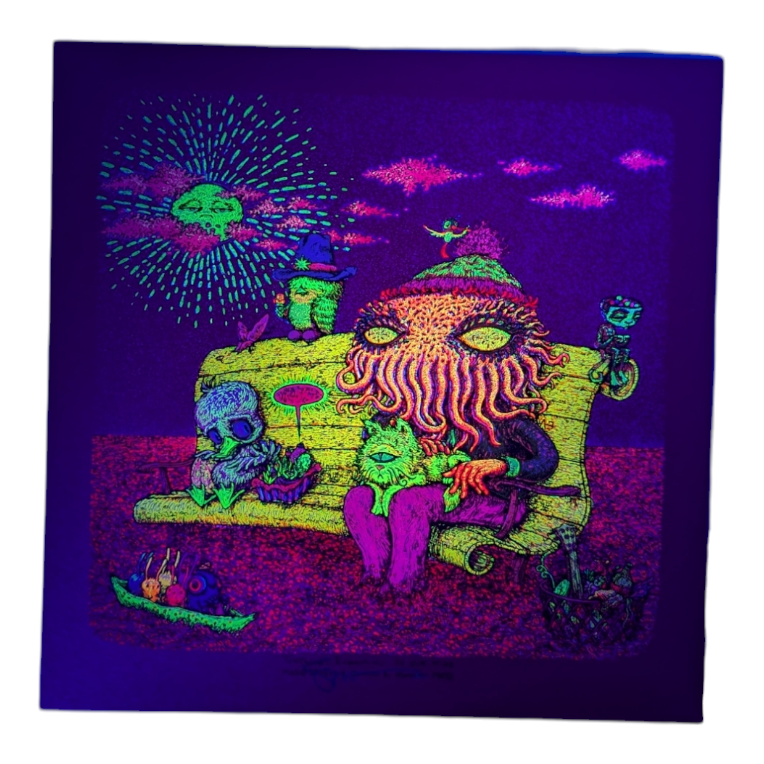 Marq Spusta "Tentacles Expanding in Our Mind" (Sticky Pink) Mini Print - Arte House