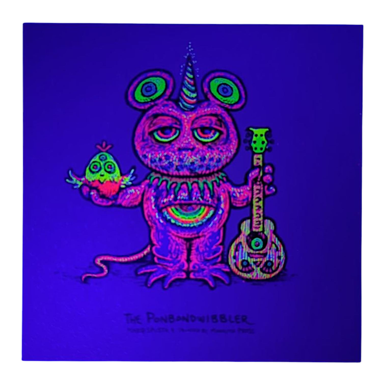 Marq Spusta "The Ponbondwibbler" (Nude Shimmer) Mini Print