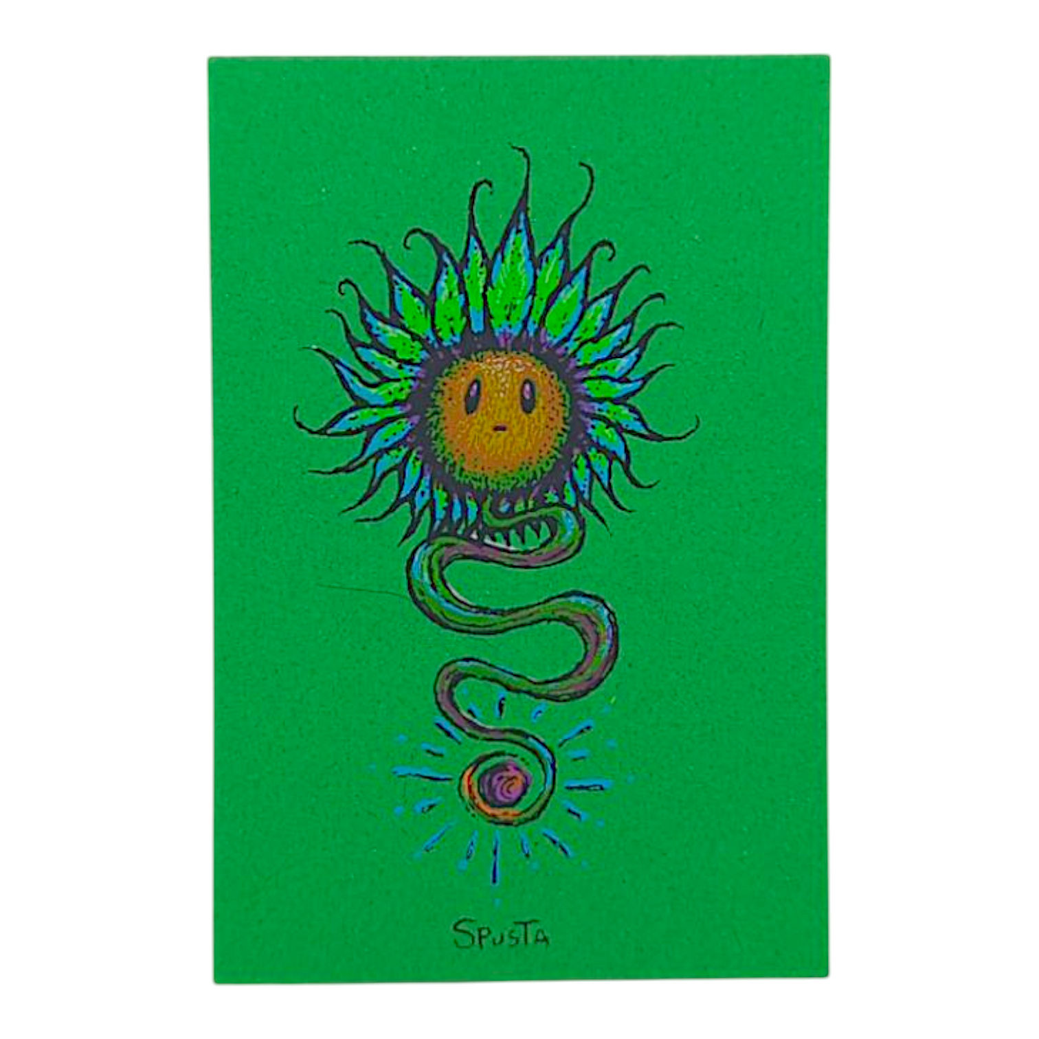Marq Spusta The Sunflower (Green Fleck) Micro Print - Arte House