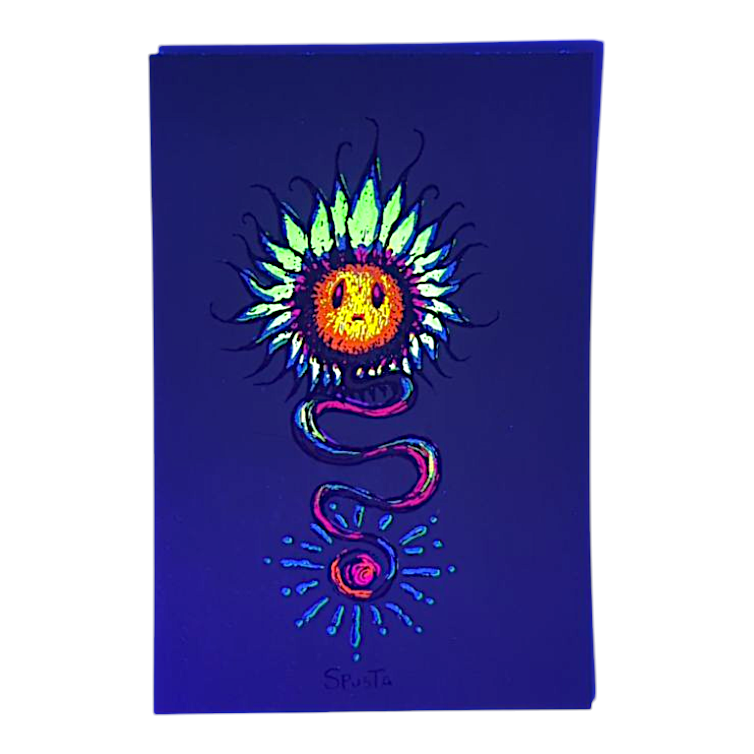 Marq Spusta The Sunflower (Green Fleck) Micro Print - Arte House