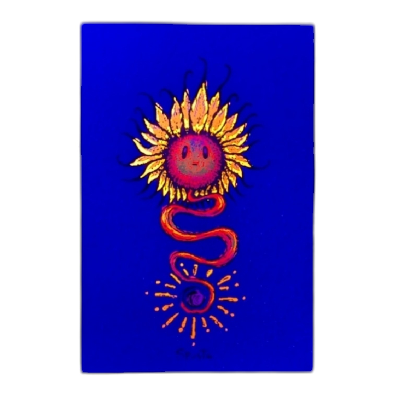 Marq Spusta The Sunflower (Nude Shimmer) Micro Print - Arte House