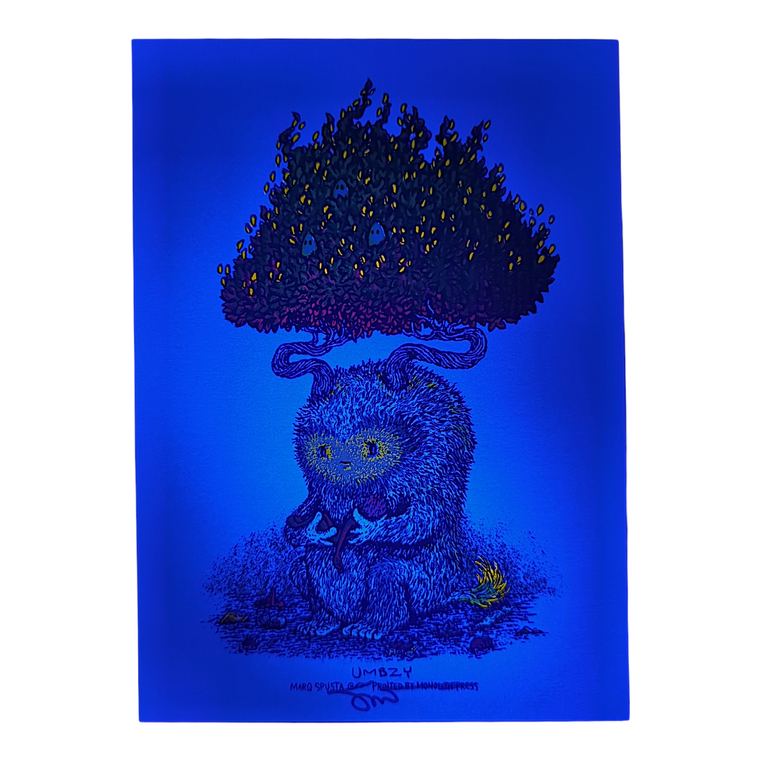 Marq Spusta "Umbzy" (Powder Blue) Mini Print - Arte House