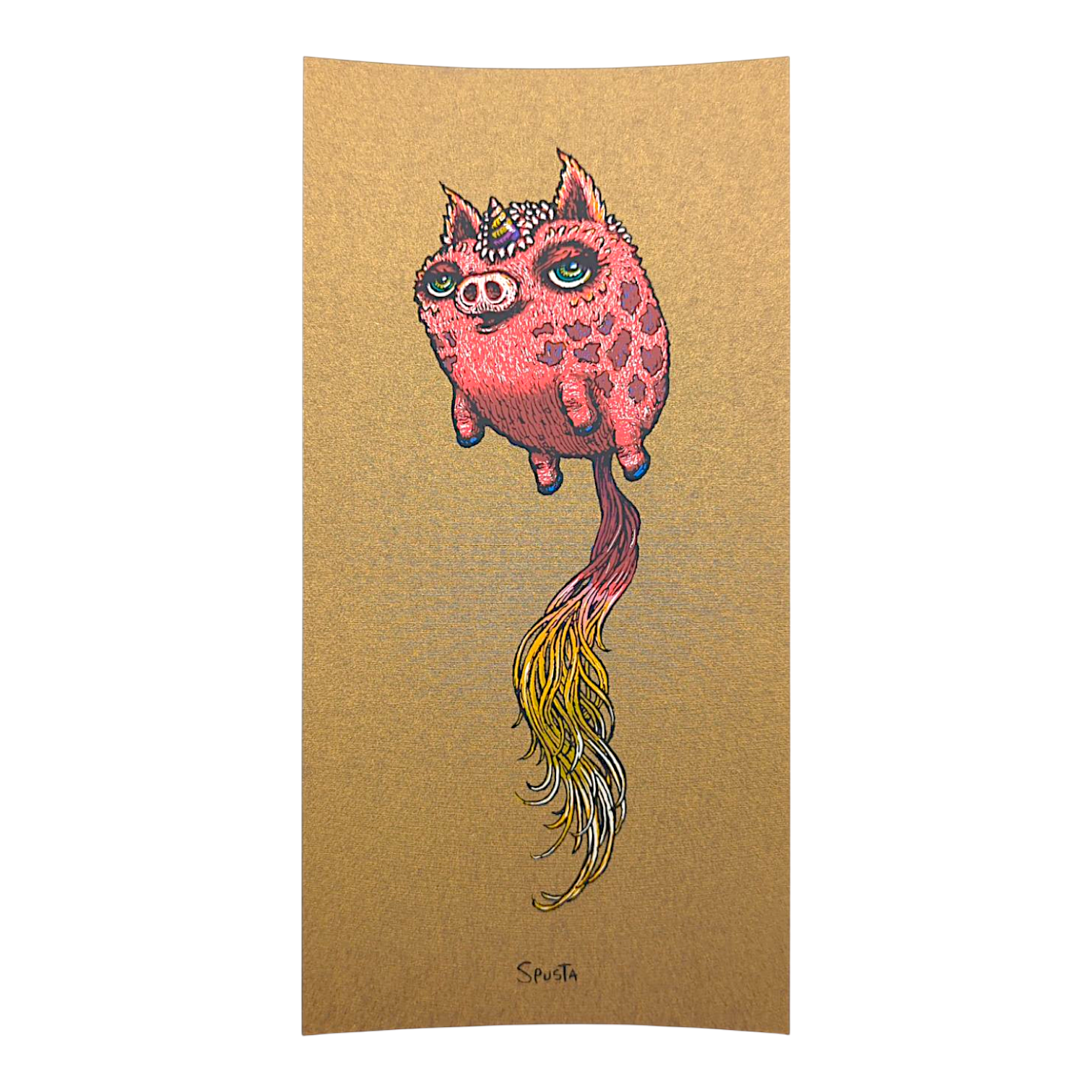 Marq Spusta Unipigness (Dirty Gold) Micro Print - Arte House