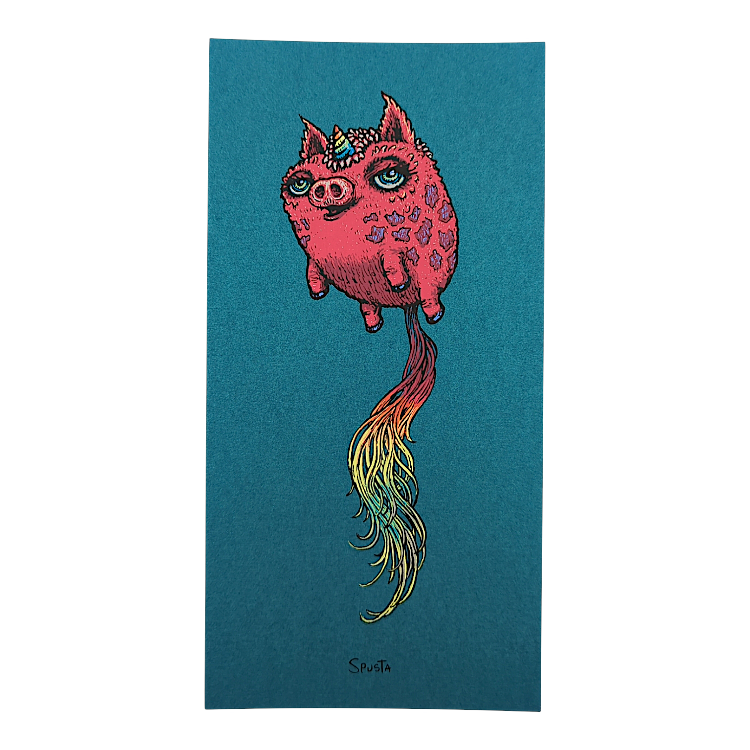 Marq Spusta Unipigness (Teal Shimmer) Micro Print - Arte House