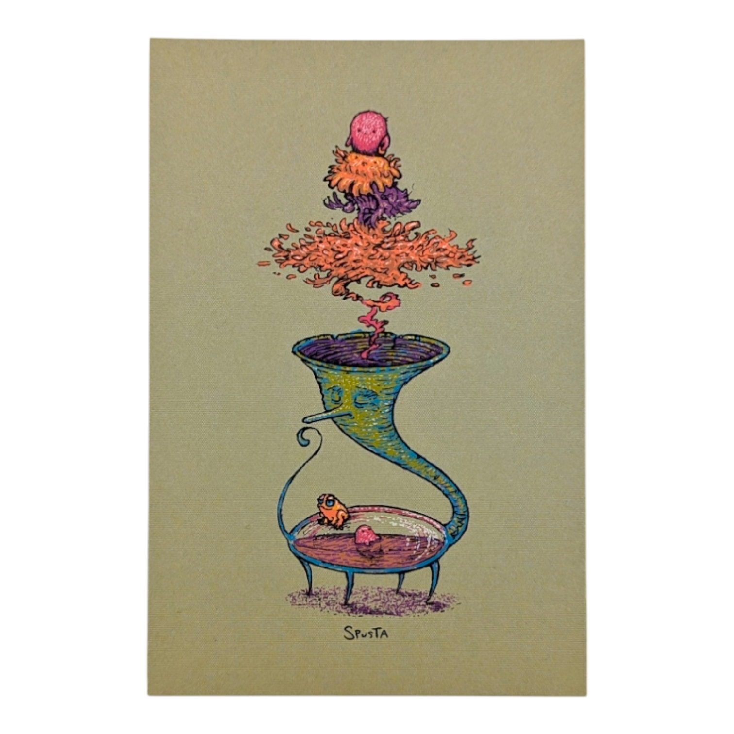 Marq Spusta Whirl (Chlorophyll) Micro Print - Arte House
